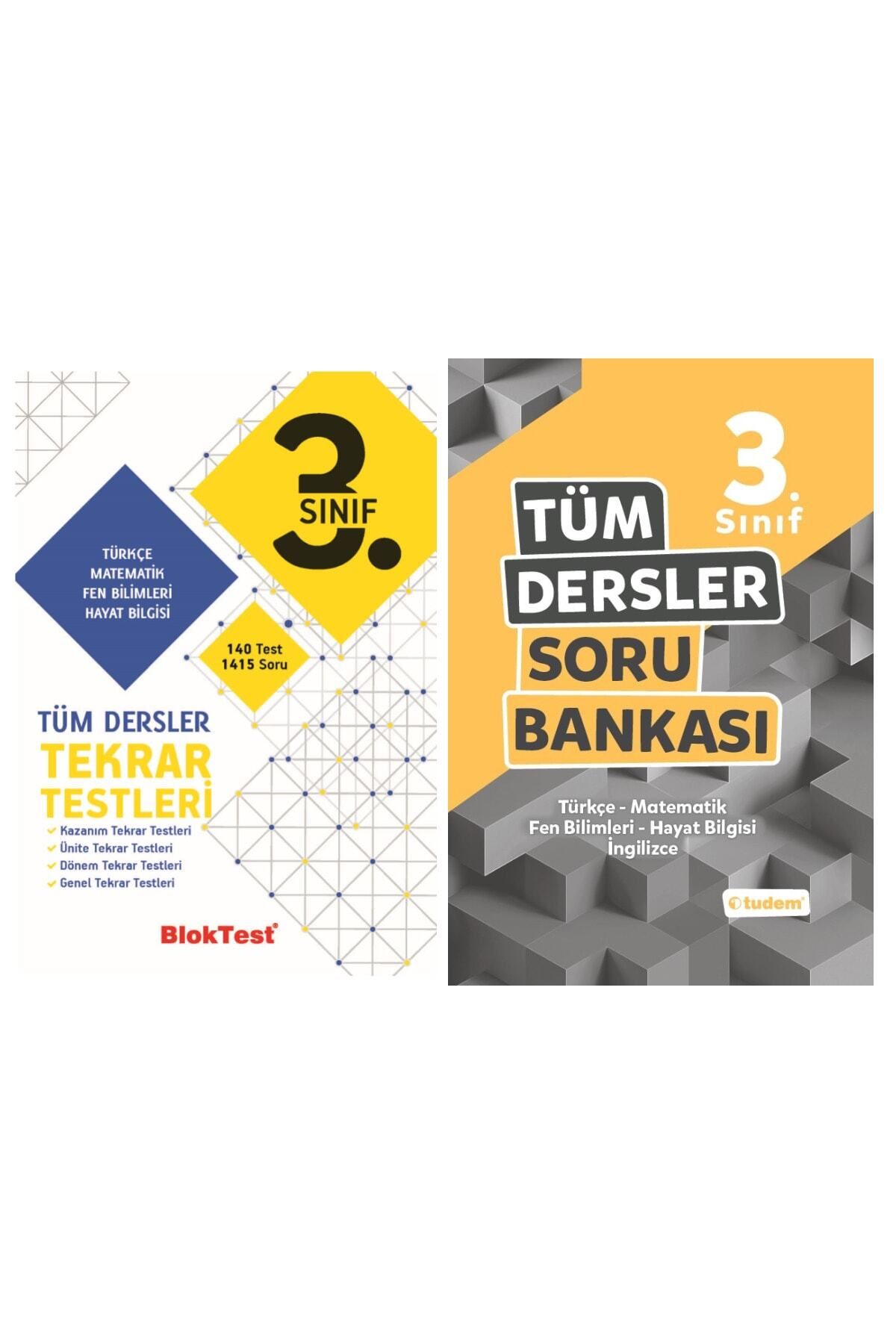 Tudem Yayınları Tudem Tüm Dersler 3. Sınıf Soru Bankası Ve Tudem Tüm Dersler Tekrar Testi
