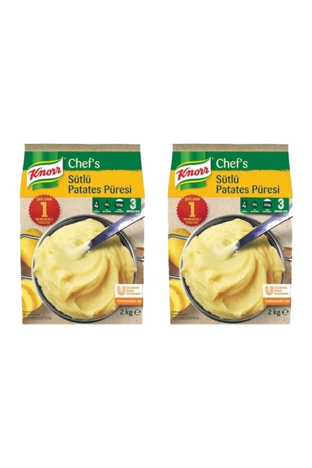 Knorr Sütlü Patates Püresi 2 Kg X 2