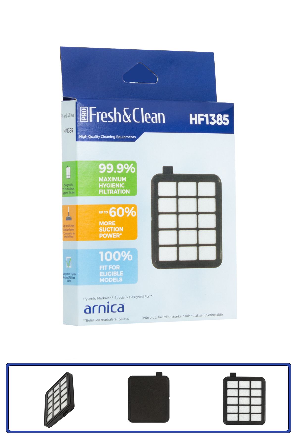 Pro Fresh & Clean Vestel H35T Uyumlu Hepa Filtre (Yeni Model)