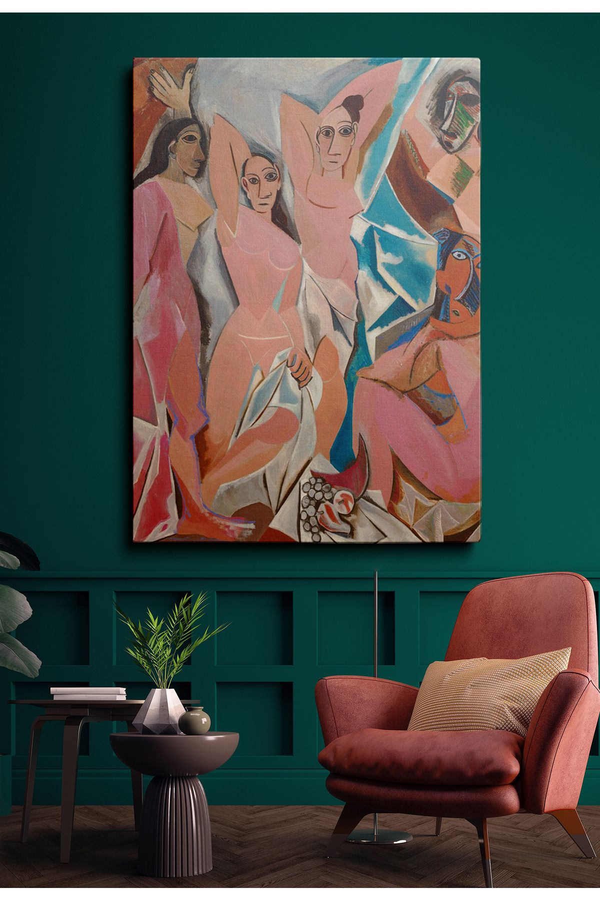 Vividale Kanvas Duvar Tablosu Tekli Canvas Tablo Boho Klasik Modern KANVAS003