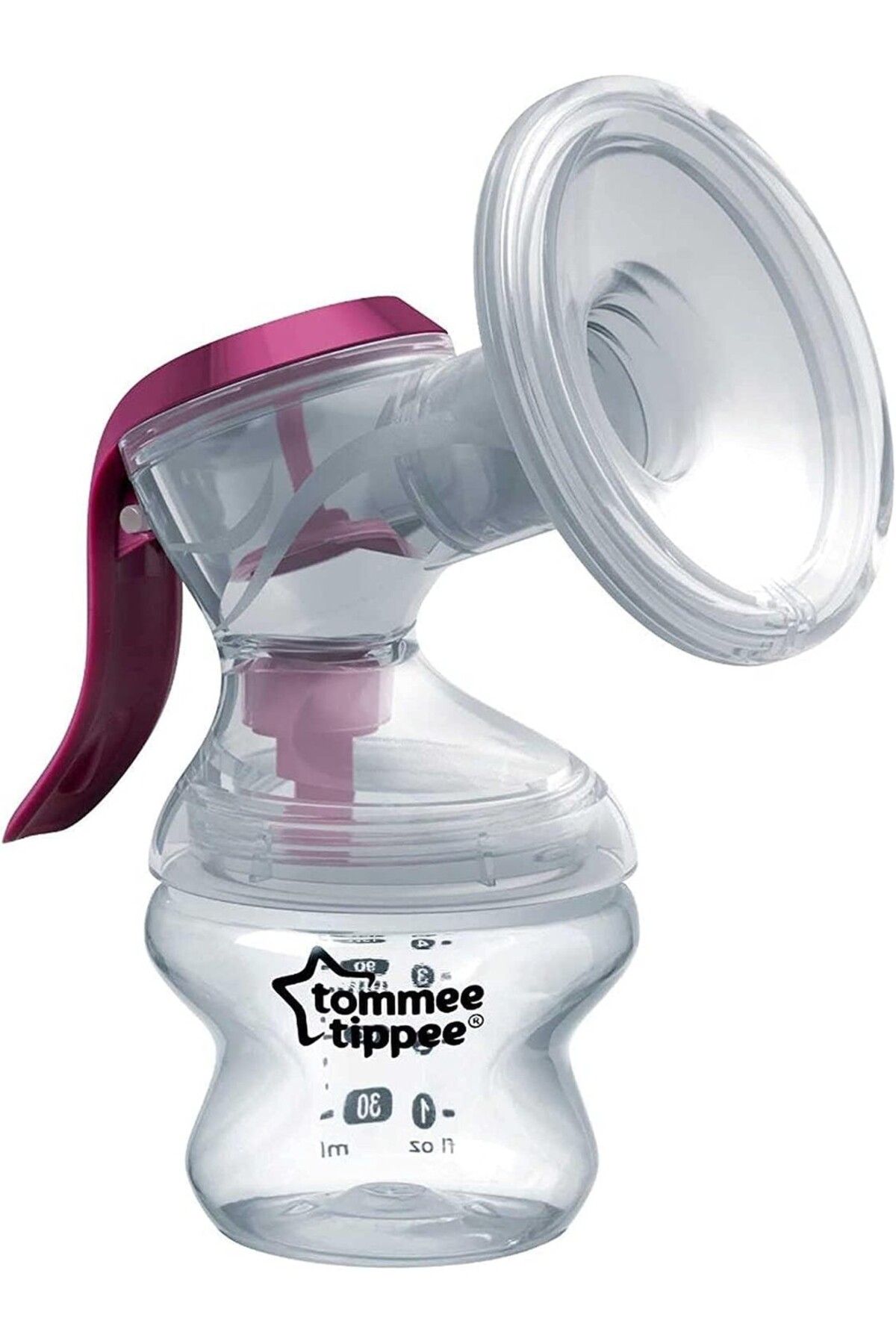 tommee tippee Manuel Göğüs Pompası – Şeffaf, Ergonomik ve Sessiz Tasarım