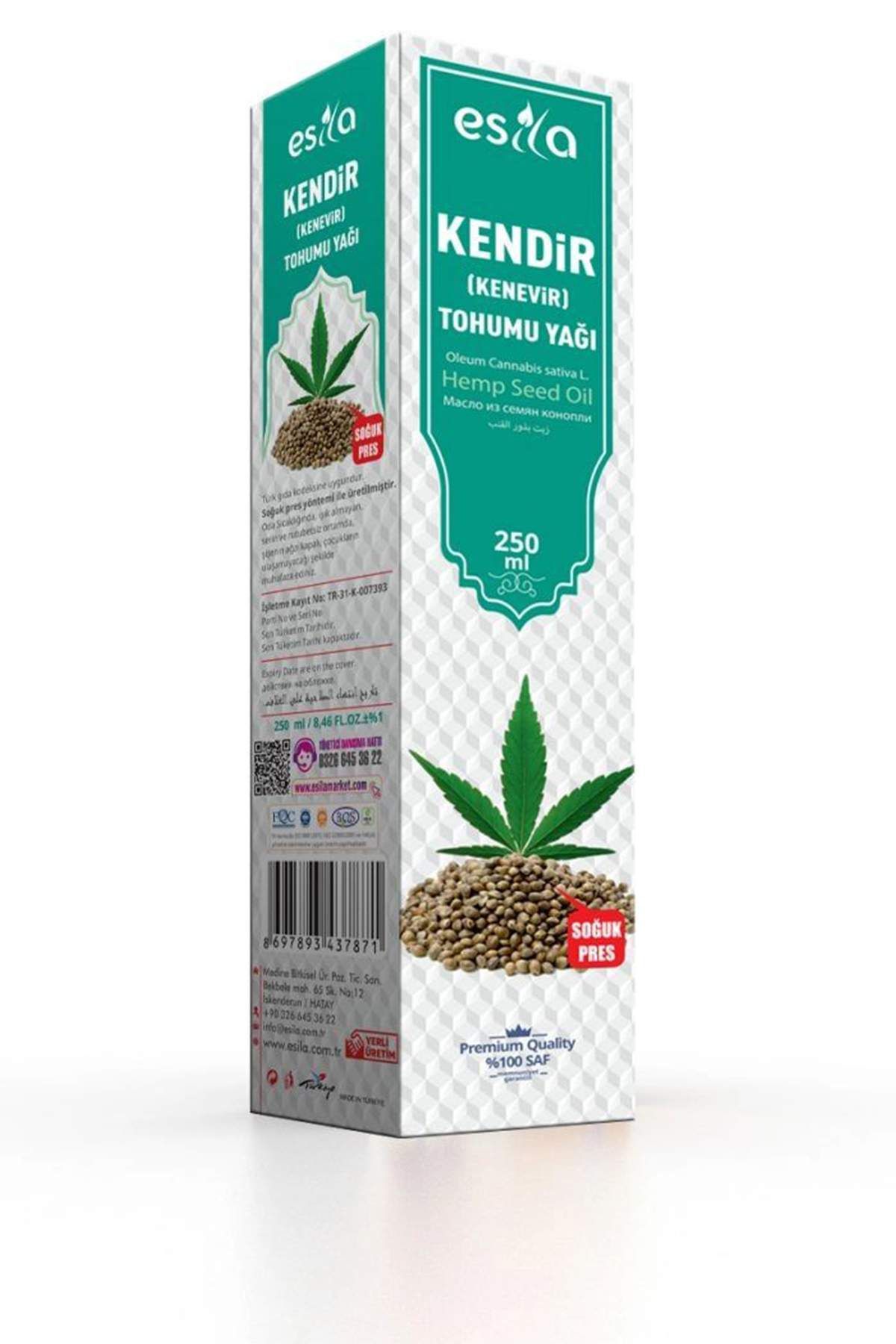 AC BOX Kene vir Tohumu Yağı 250 Ml.