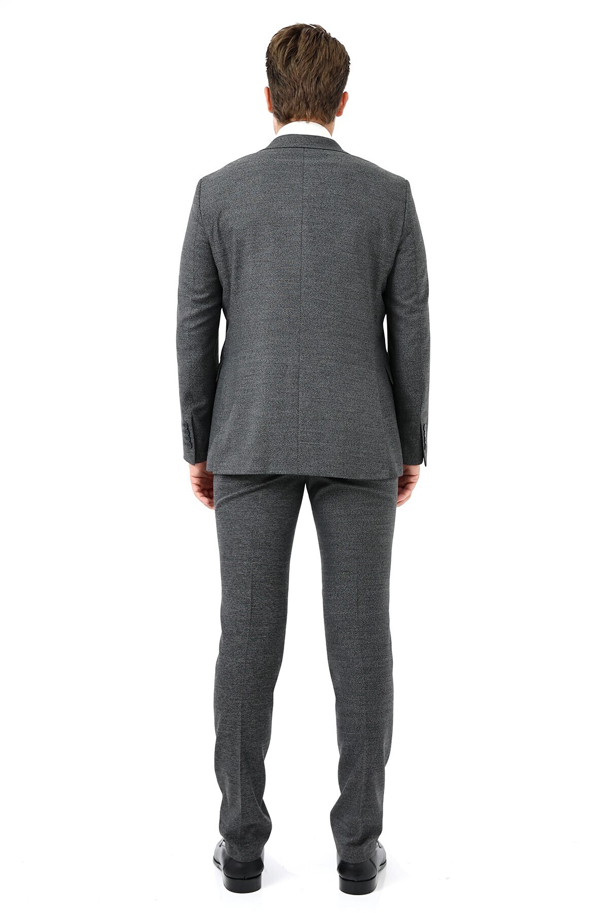 Presto-بدلة سترة Slimfit باللون الأسود - 6 Drop 790-001 4