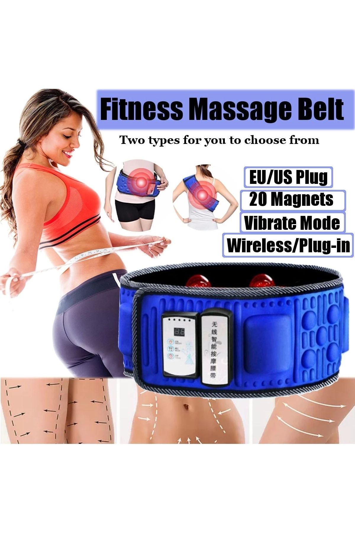 Go İthalat-Electric Slimming and Massage Belt - Sway and Vibration Effect (4462) 4