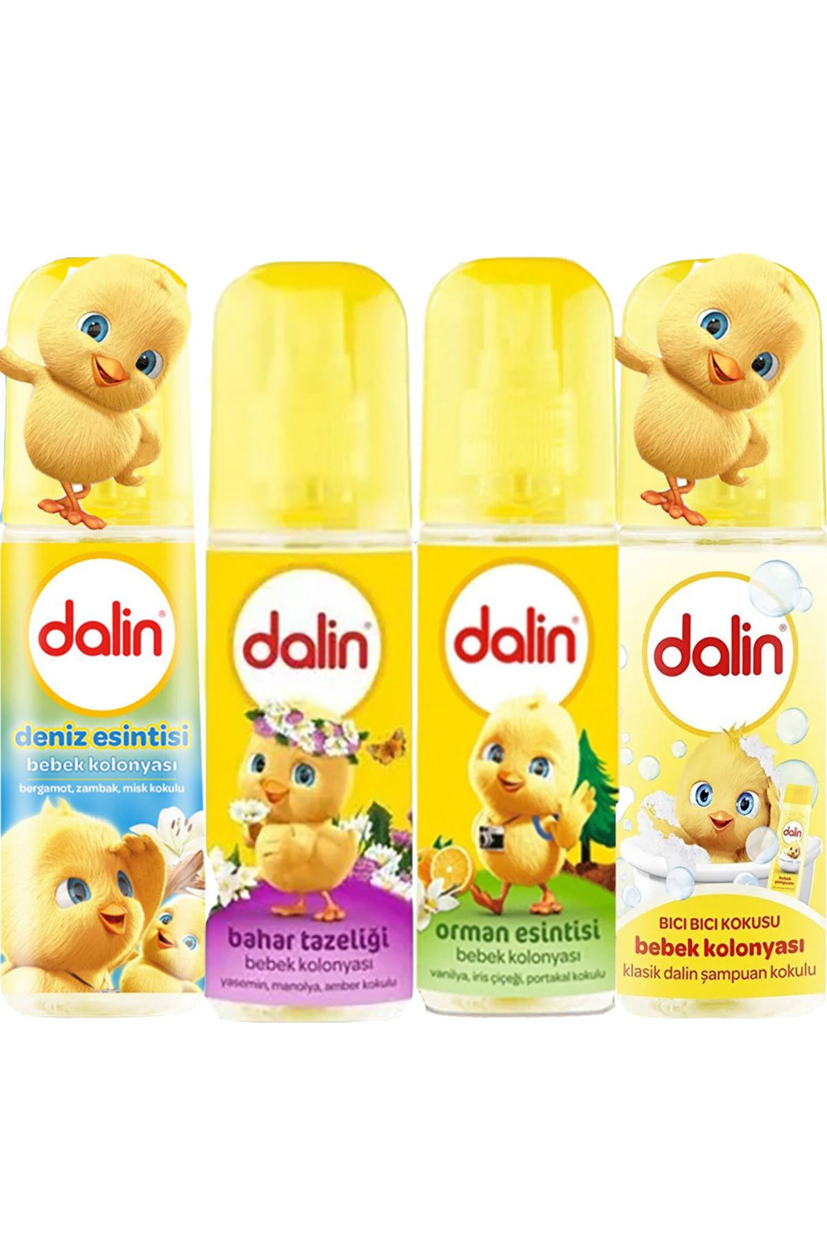 Dalin 4'lü Özel Set Bebek Kolonyası 150 ml