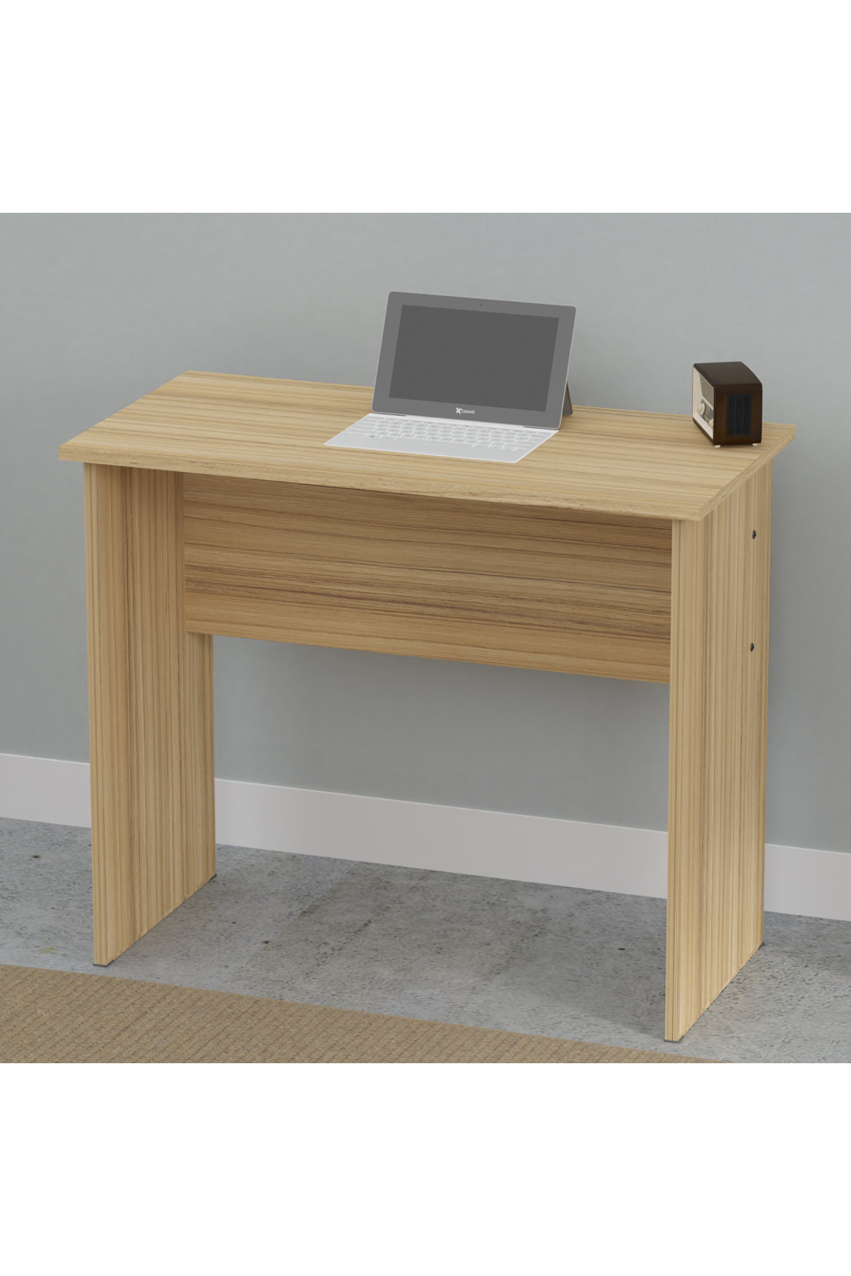 Mahmayi-Modern MP1 Study Table 80x40 Plain Desk, Executive Desk, Computer Workstation Coco Bolo 4