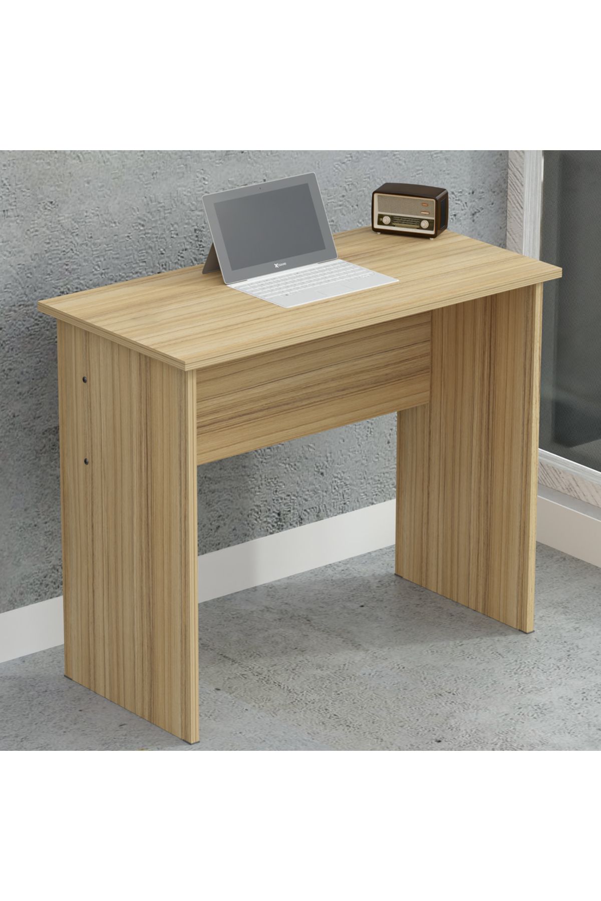 Mahmayi-Modern MP1 Study Table 90x45 Plain Desk, Executive Desk, Computer Workstation Coco Bolo 3