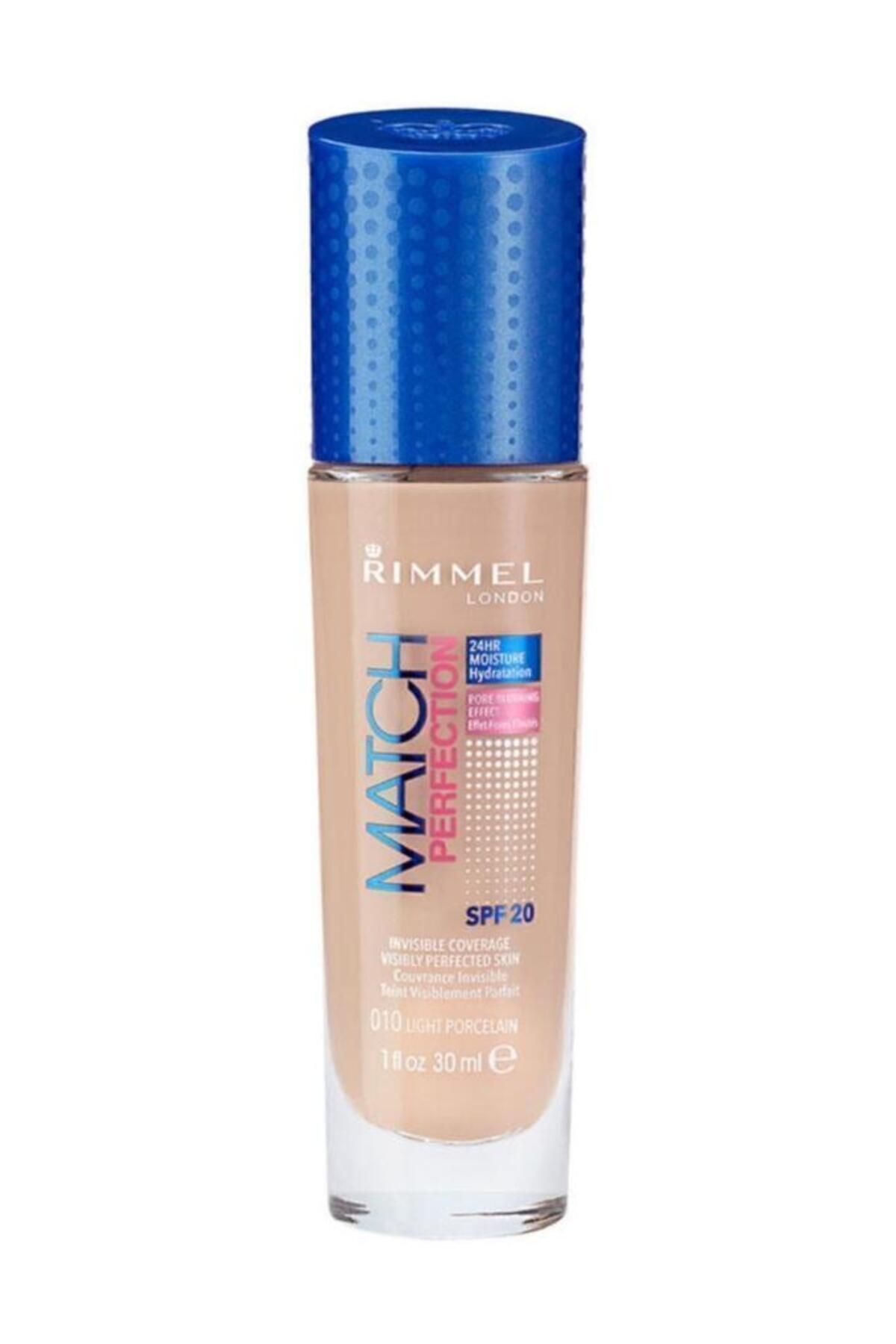 Rimmel London Fondöten - Match Perfection 10 Light Porcelain 3614220953984-1