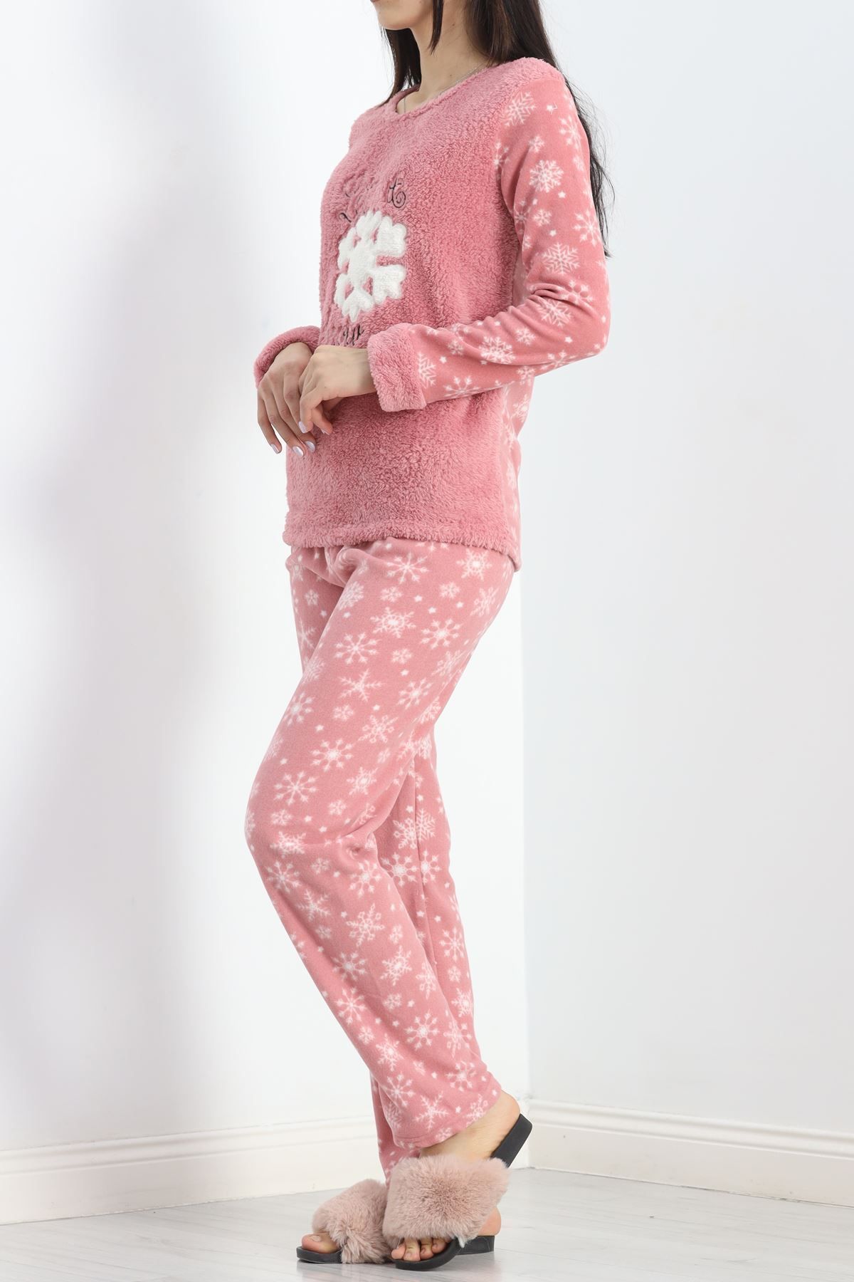 Joyboyshop-Pink Fleece Pajama Set - 19215.1048. 2