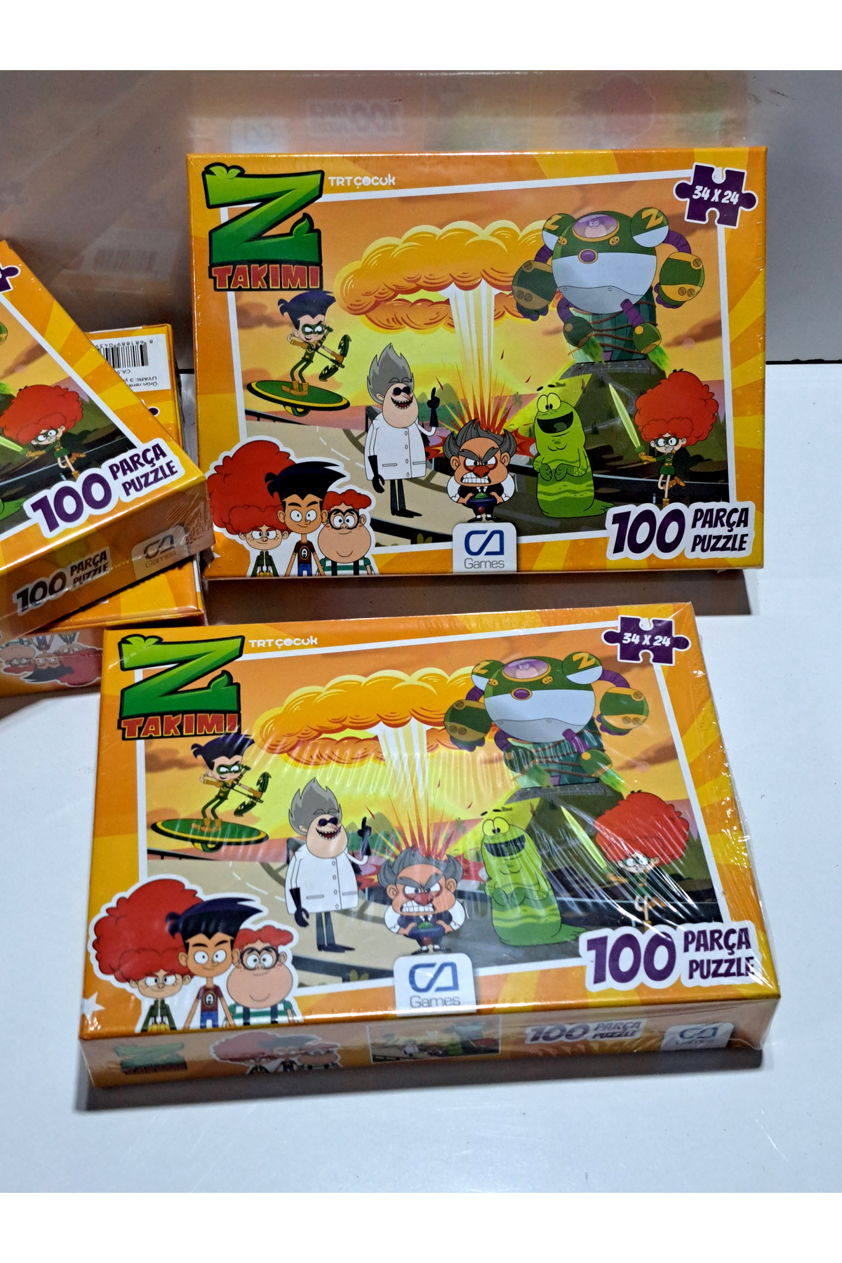 ALYTOYS OYUNCAK PUZZLE 100 PARÇA Z TAKIMI resimli 21X19cm Karakter