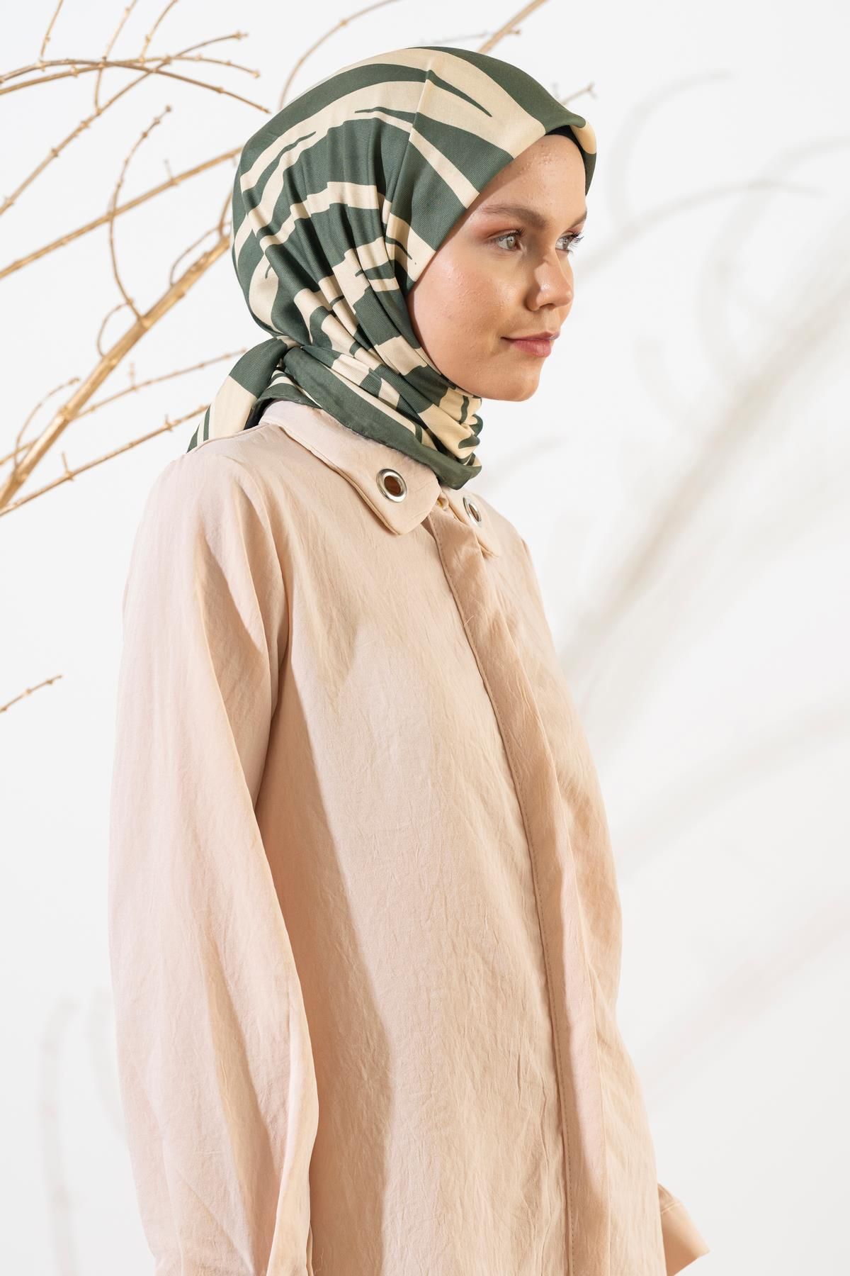 روسری زنانه نرم الگوی گورخر JAWEL