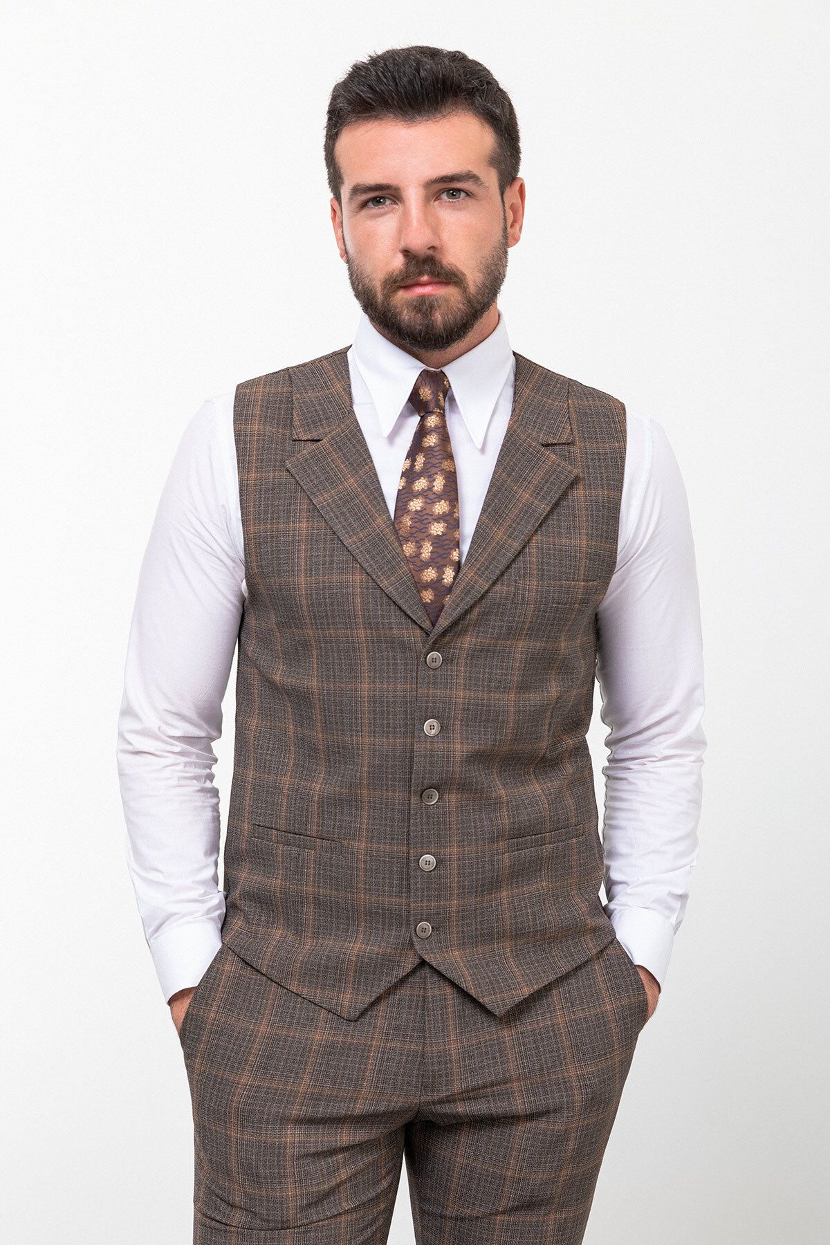 Mcr-Set pantaloni și vestă 4