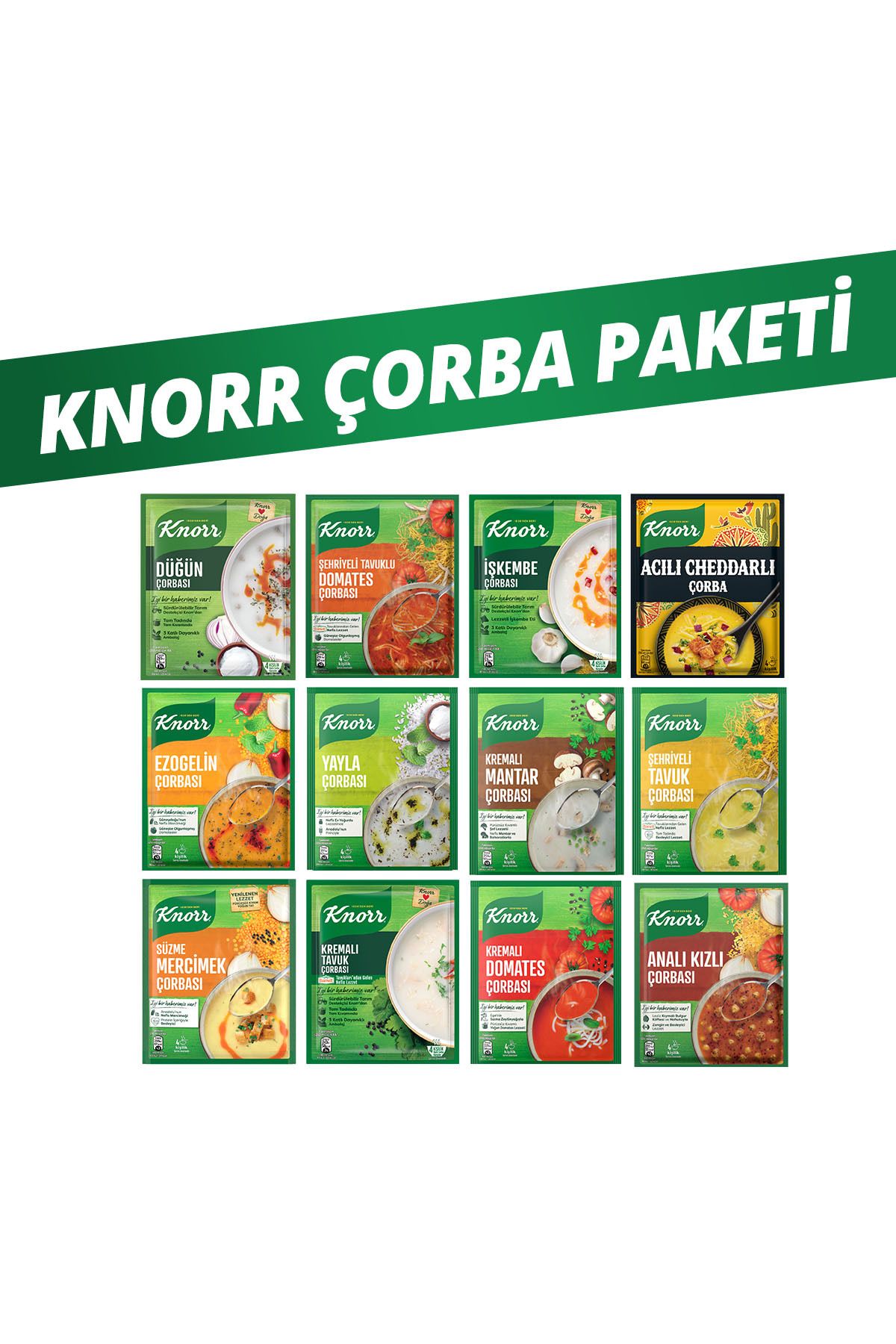 Knorr Çorba 14 Çeşit Lezzet Paketi