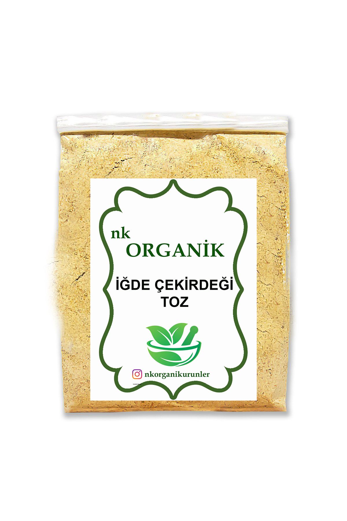 nk organik İğde Çekirdeği Tozu 500gr
