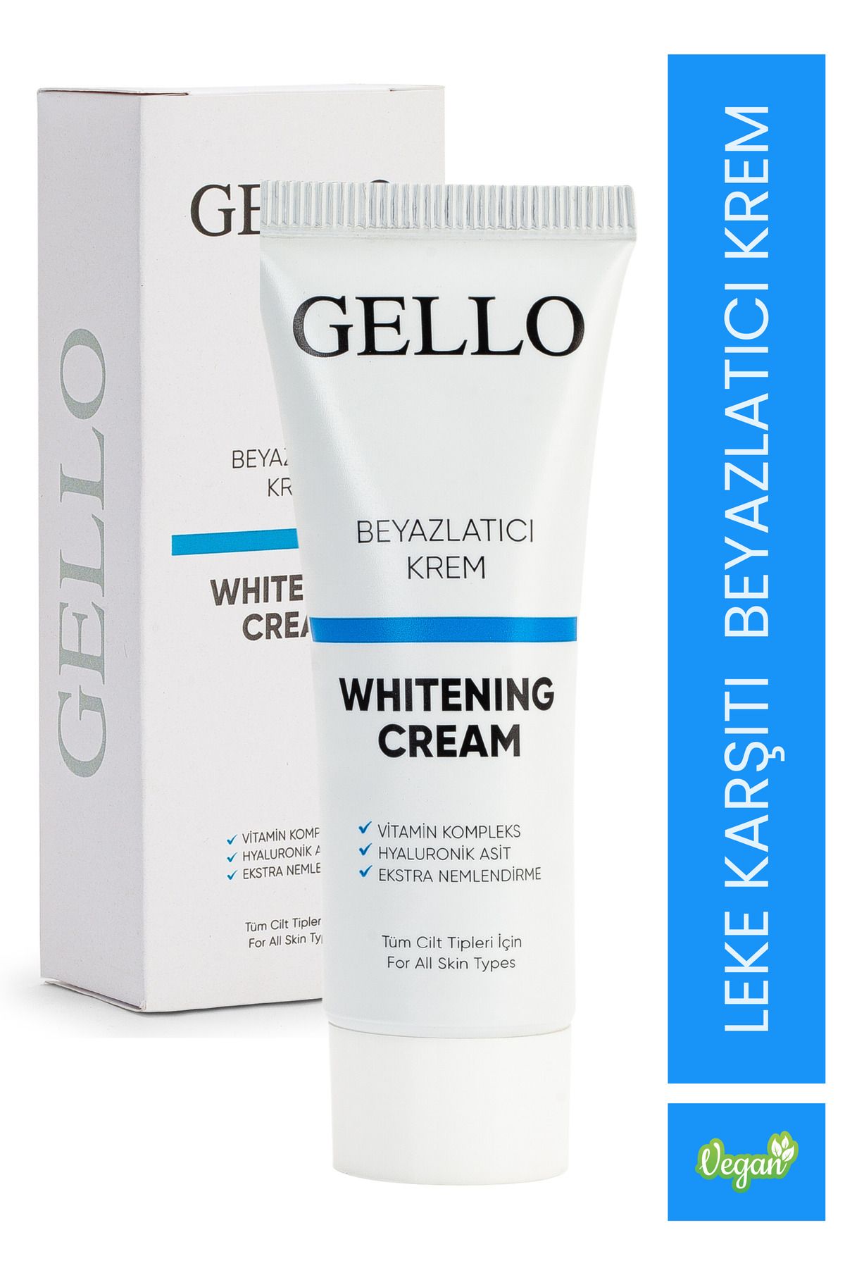 GELLO Cilt Beyazlatıcı Leke Kremi Whitening Beyazlatıcı Krem