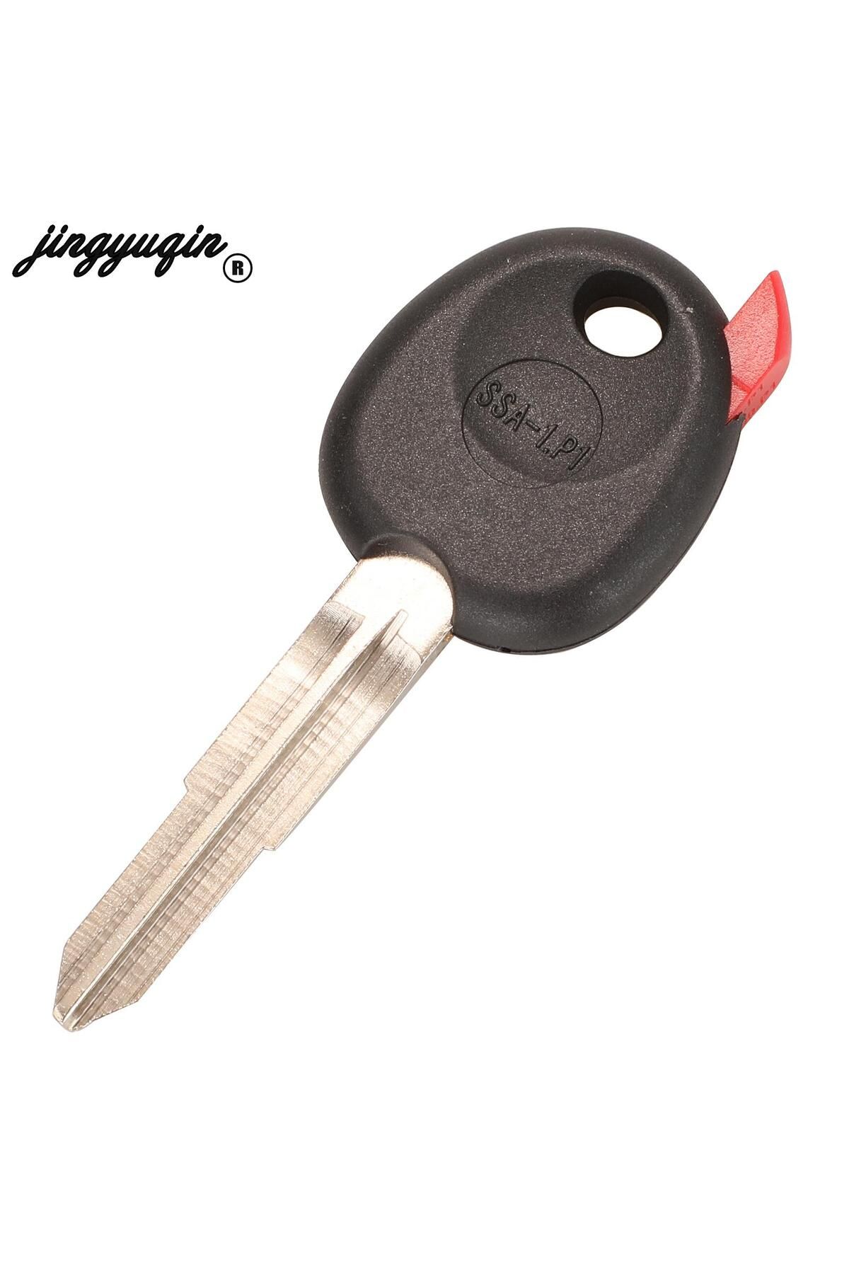 jingyuqin-Remote Car Key Shell Fob Case For Ssangyong Actyon Kyron Rexton No Chip With Uncut Blad... 1