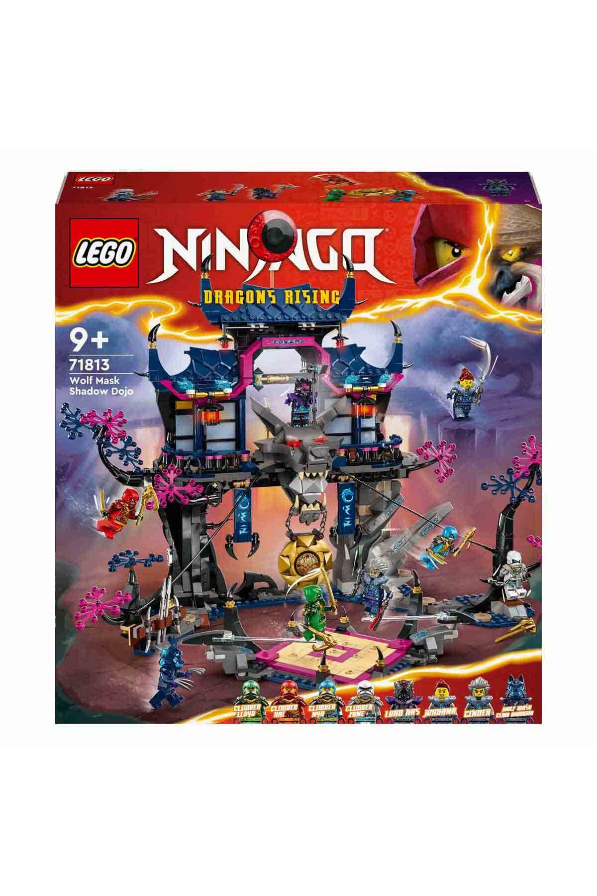 مکتب مبارزه سایه‌ای ماسک گرگ نینجاگو ۷۱۸۱۳ - ۸ نینجا مینی برای کودکان ۹ سال و بالاتر