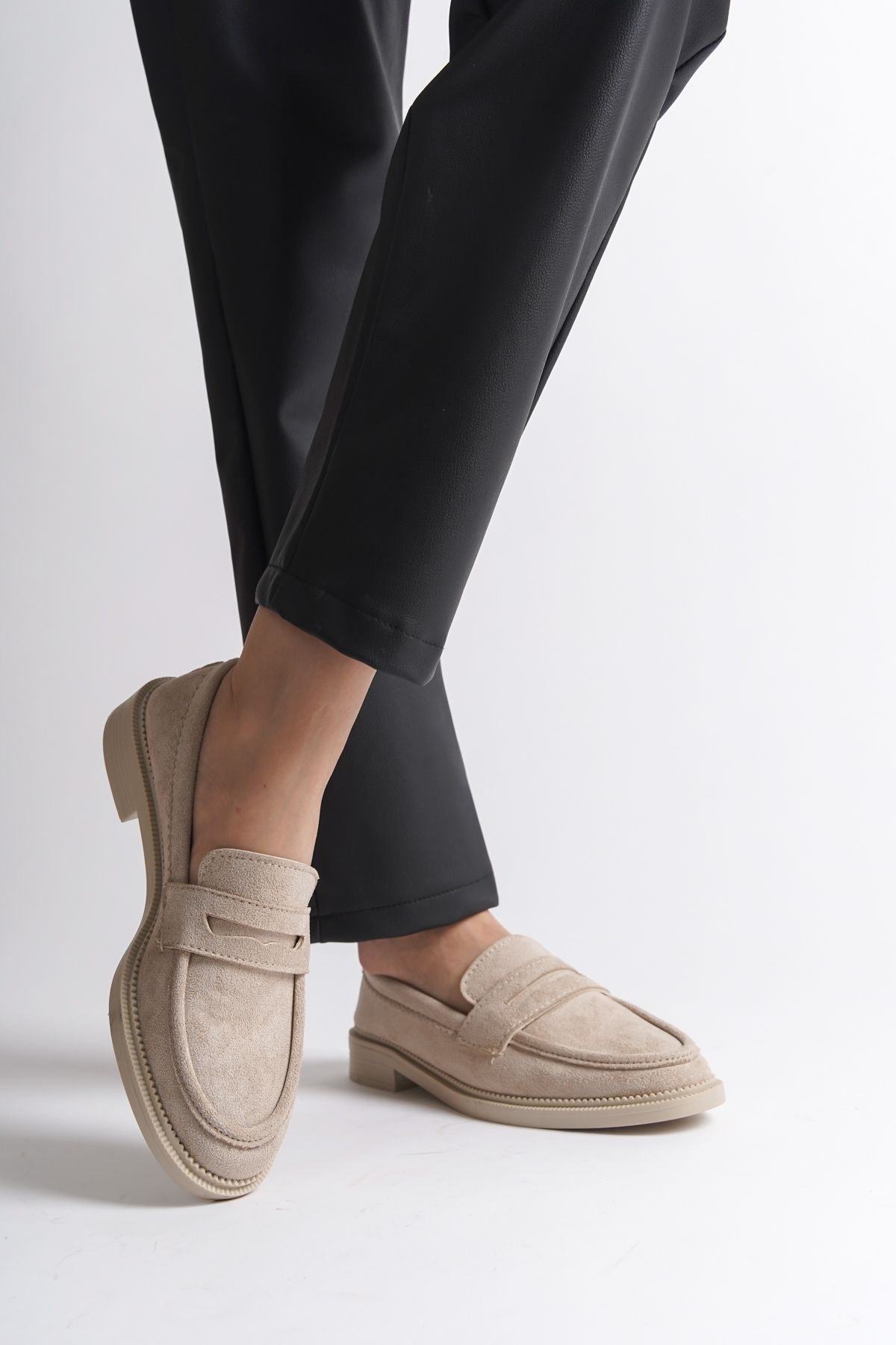لوفر نود زنانه کفش های Loafer اورجینال Capone Outfitters