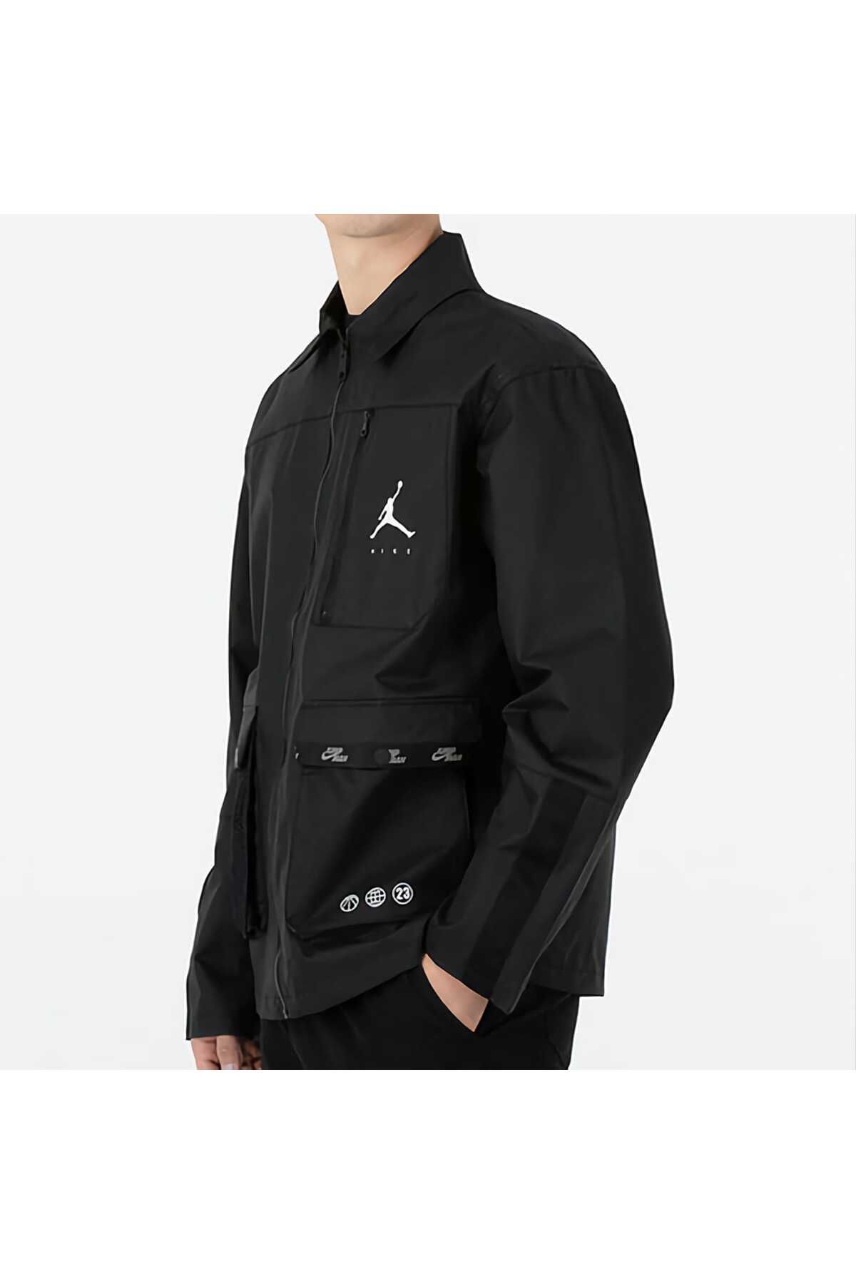 Nike-Jordan Men's Jumpman Statement Waterproof Unlined Jacket 4