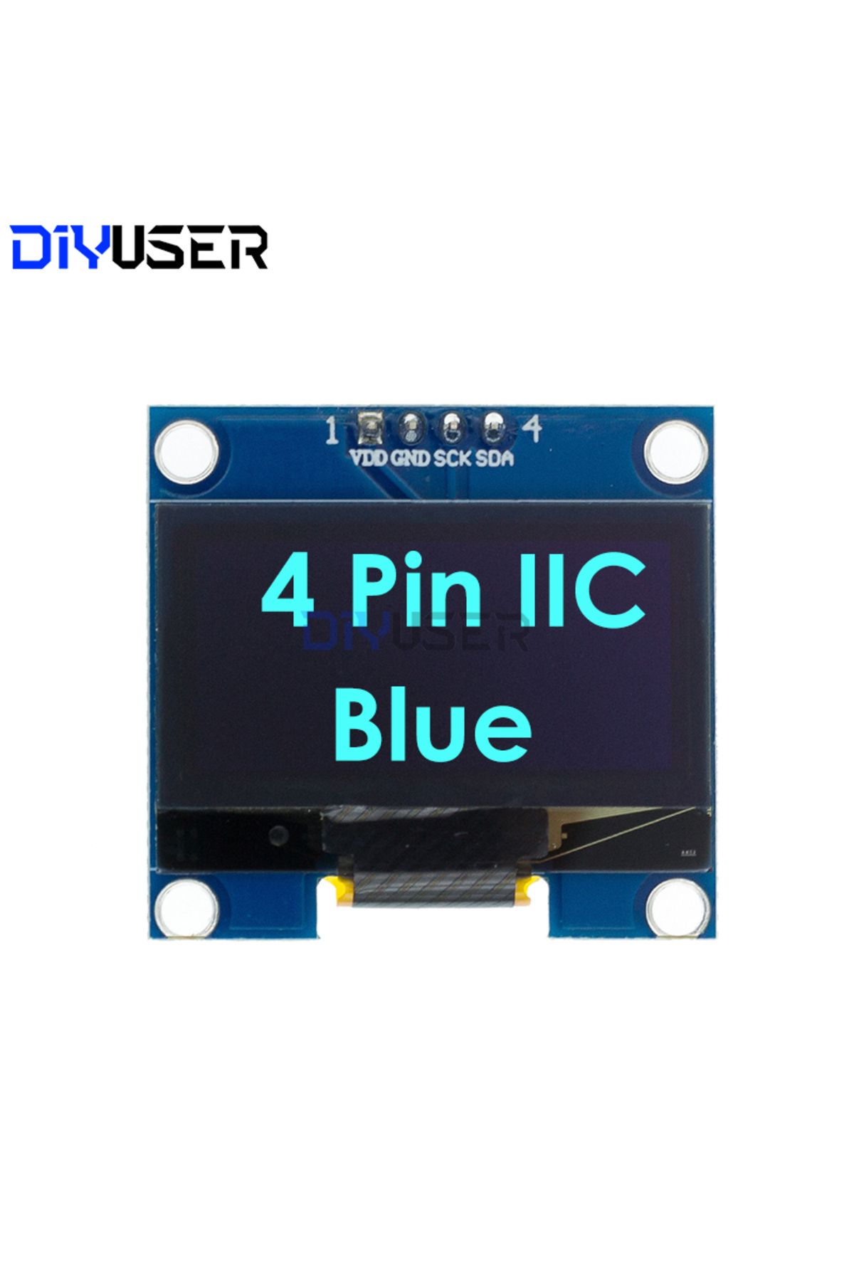 Choice-BLUE DIYUSER 1.3" IIC OLED Display Module White Blue Color Drive Chip SH1106 128X64 1.3 Inch LCD IIC 1