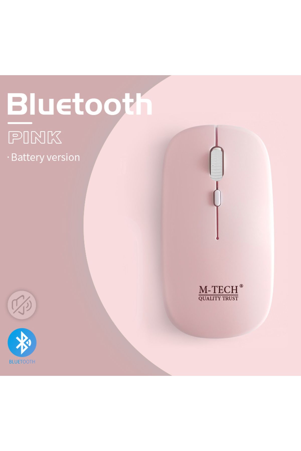 Choice-Bluetooth wireless mouse adjustable DPI mouse 4 button optical mouse wireless mouse without recei... 5