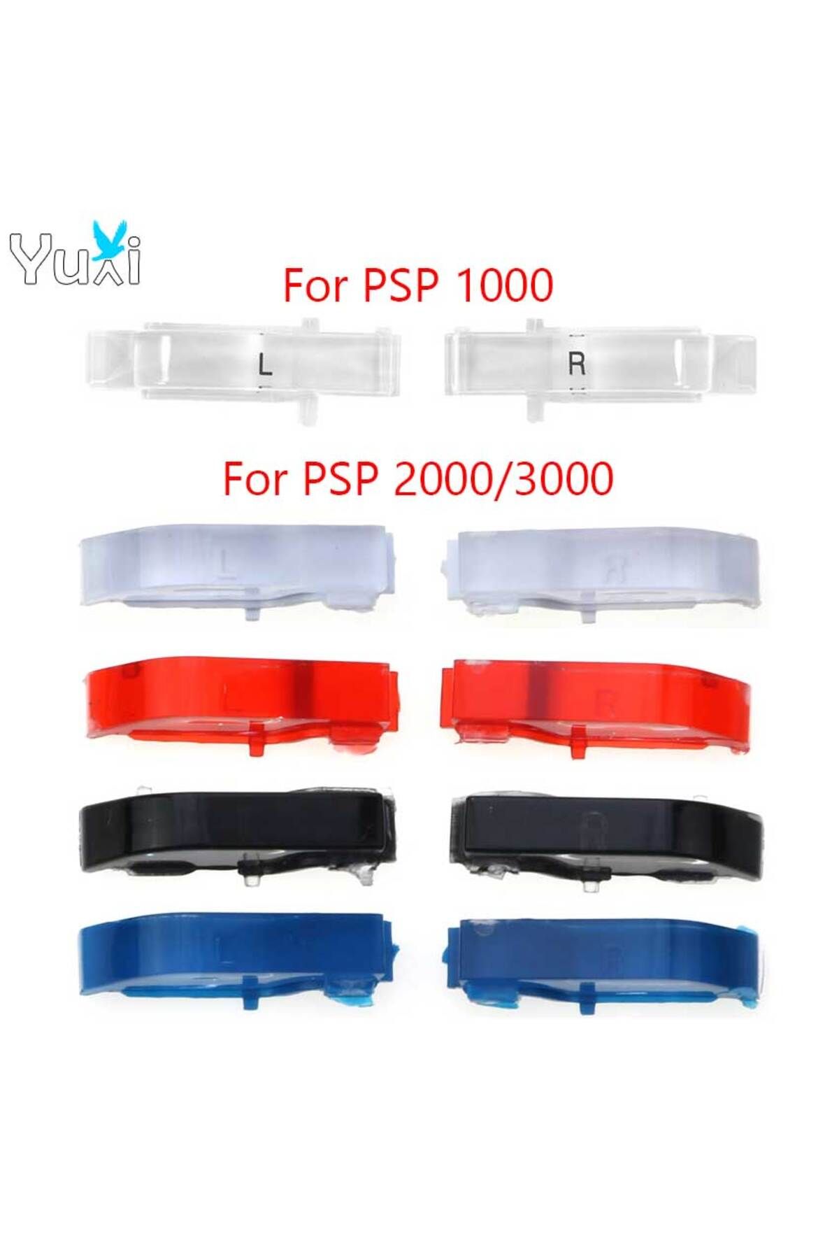 Choice-YuXi Left Right Button Key for PSP 3000 2000 1000 LR Trigger Buttons for PSV1000 PSV2000 Game Con... 3