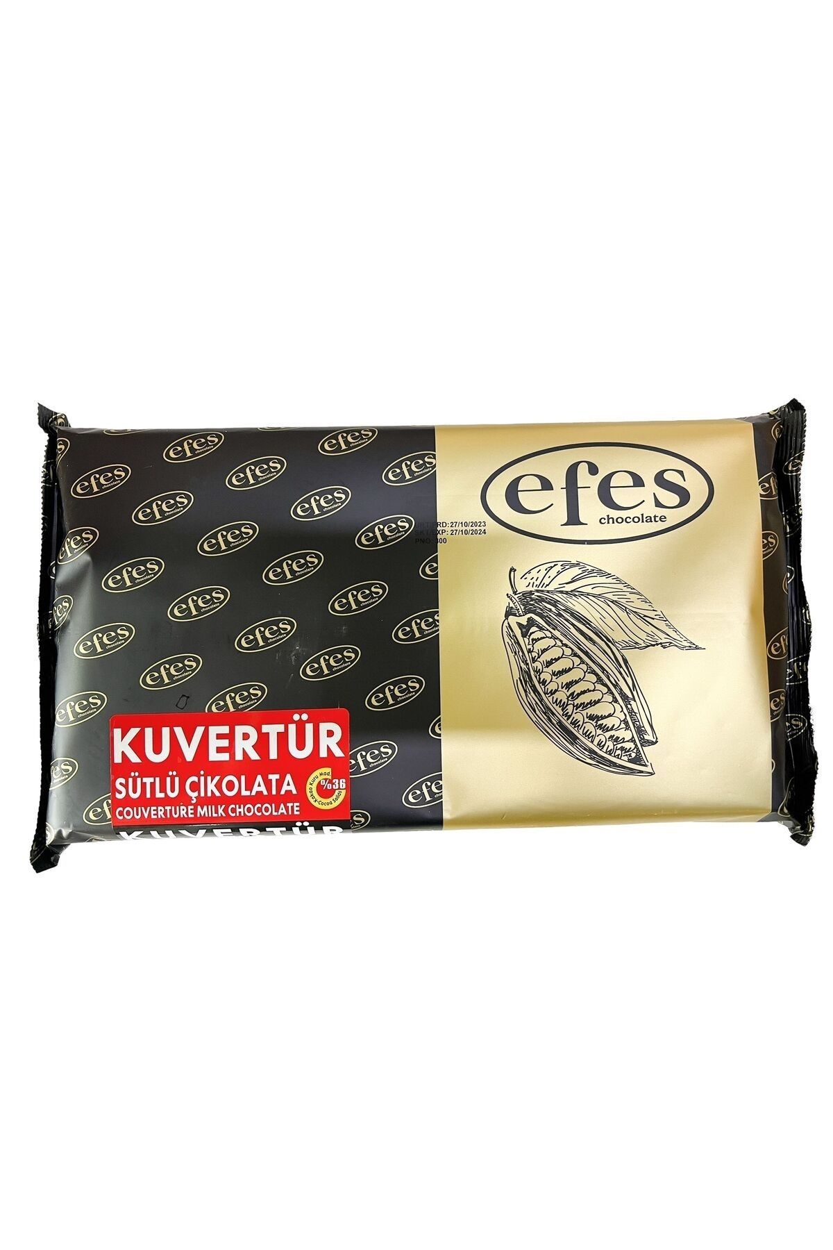 EFES ÇİKOLATA Sütlü Kuvertür Çikolata 2.5 Kg