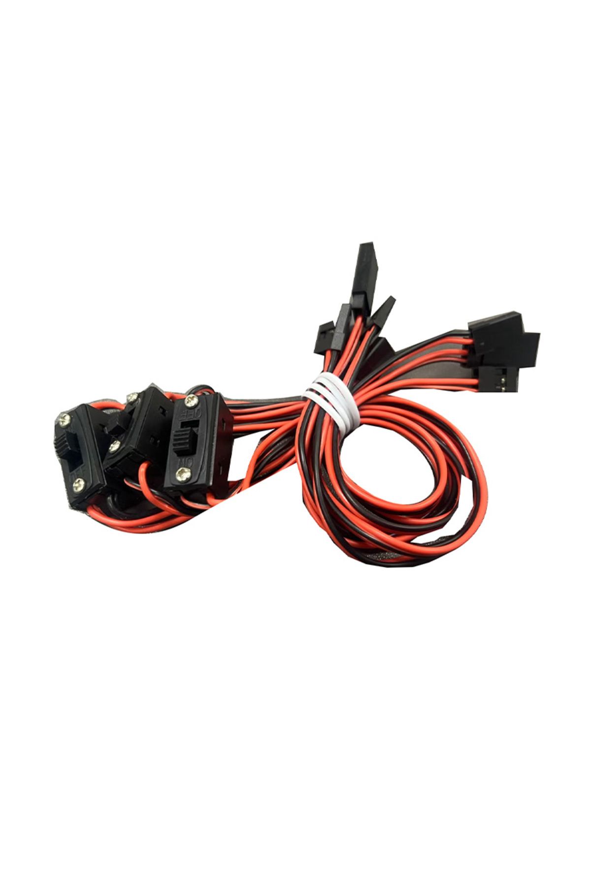 Choice-2 PACK RC Switch JR Style Connector Leads 3 Way Lead Servo Receiver Switch Harness With On/Off Sw... 3