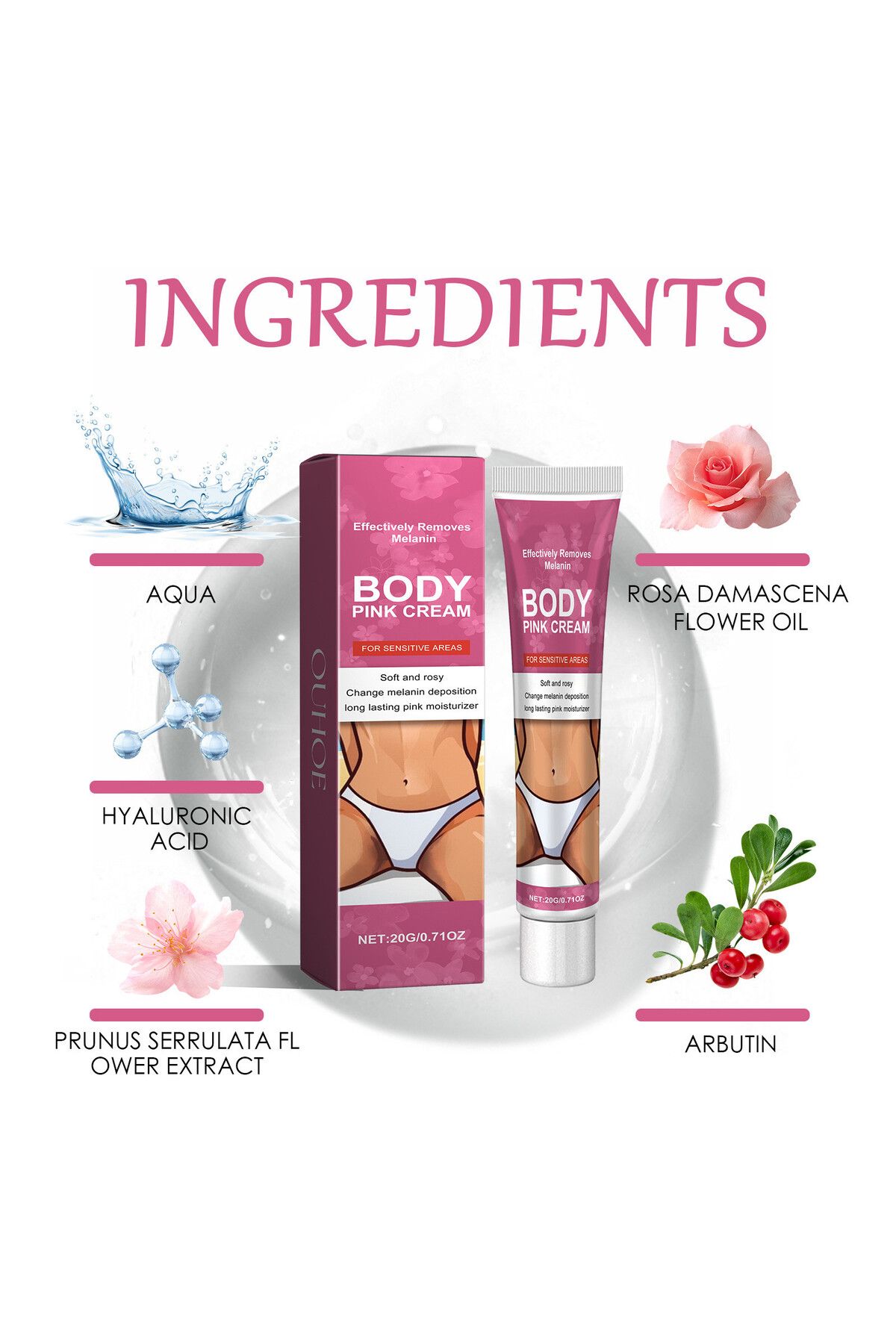 Choice-Bleaching Body Cream Inner Thigh Private Parts Bleach Serum Brighten Butt Lightening Emulsion Int... 4