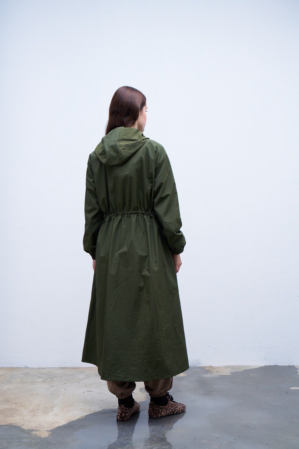 QANU-Green Shine Raincoat 4