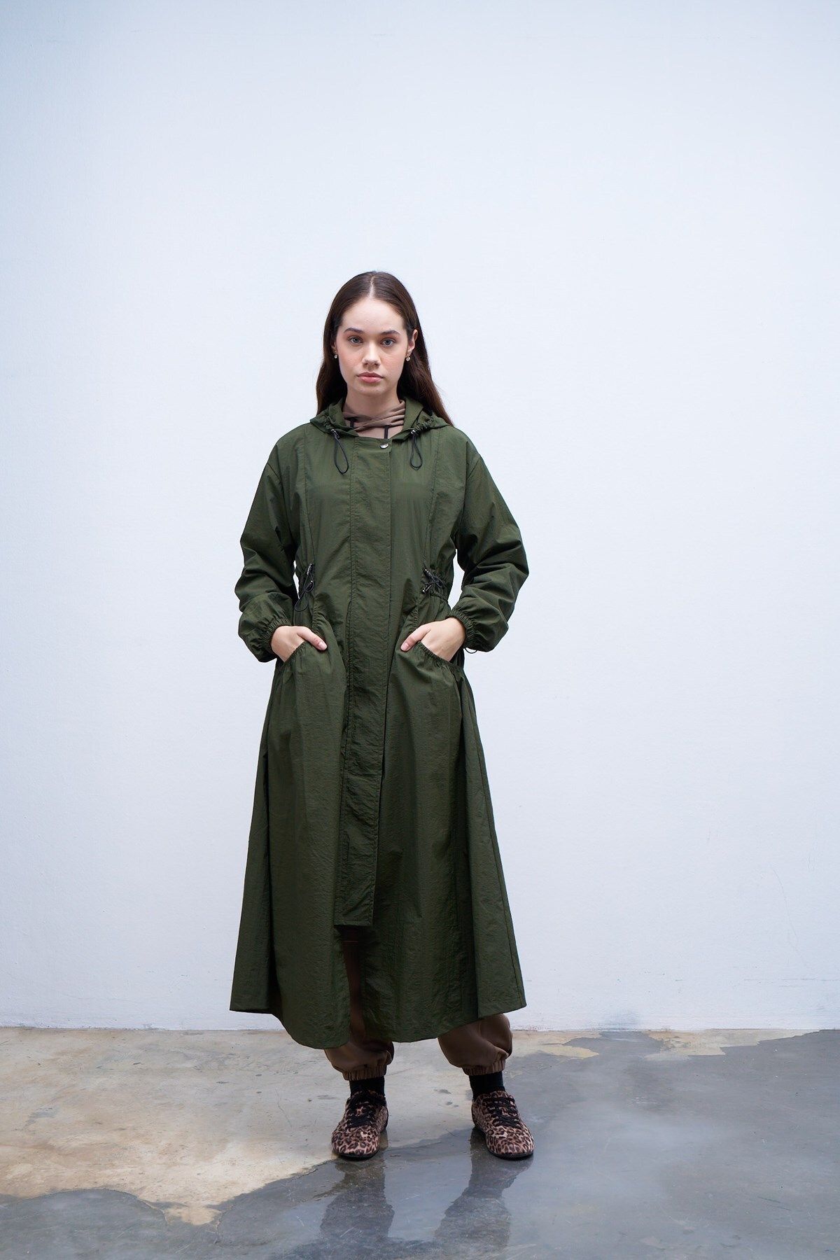 QANU-Green Shine Raincoat 6