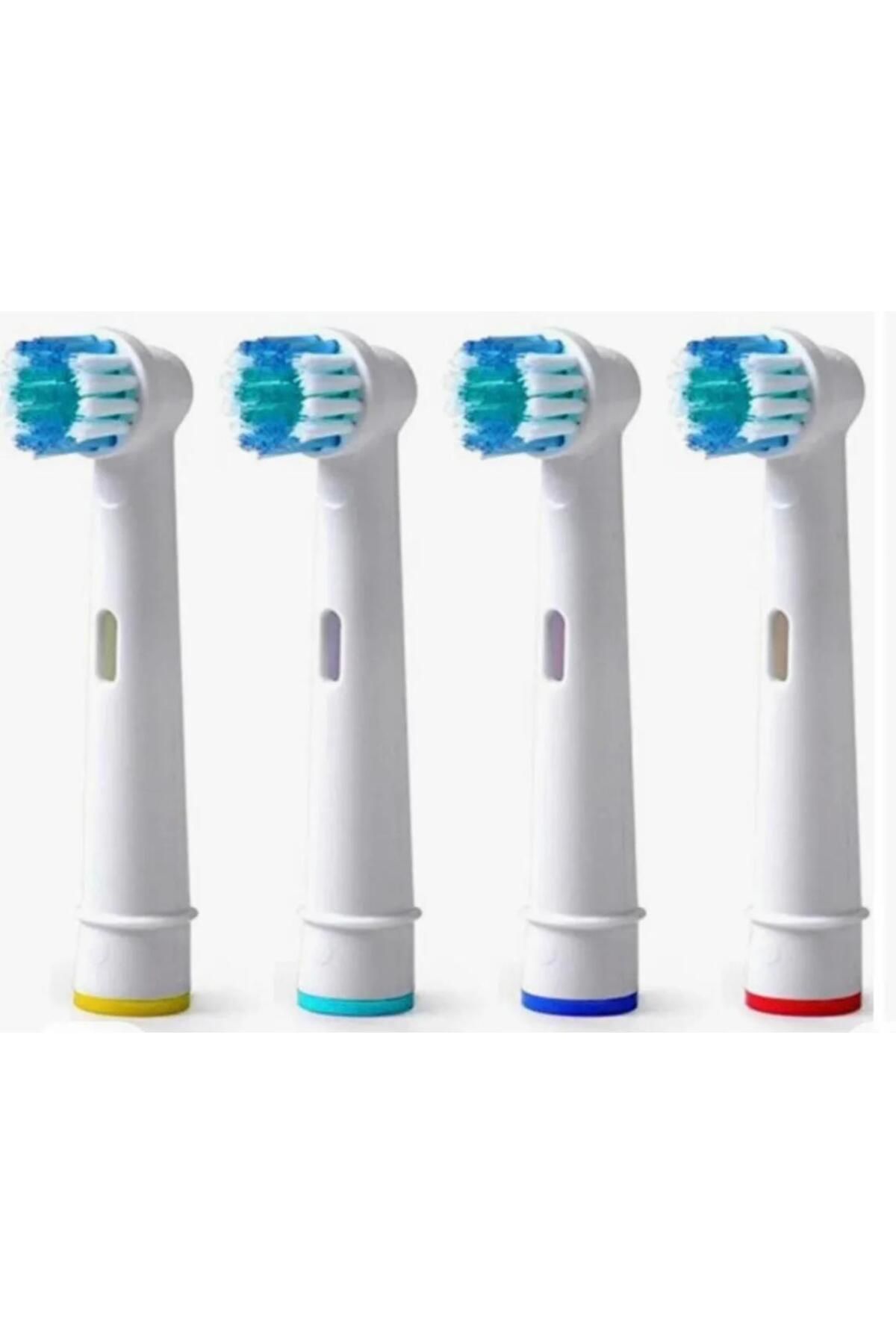 Oral - B Braun Şarjlı Ve Pilli Diş Fırçası Uyumlu 4 Adet Yedek Başlık