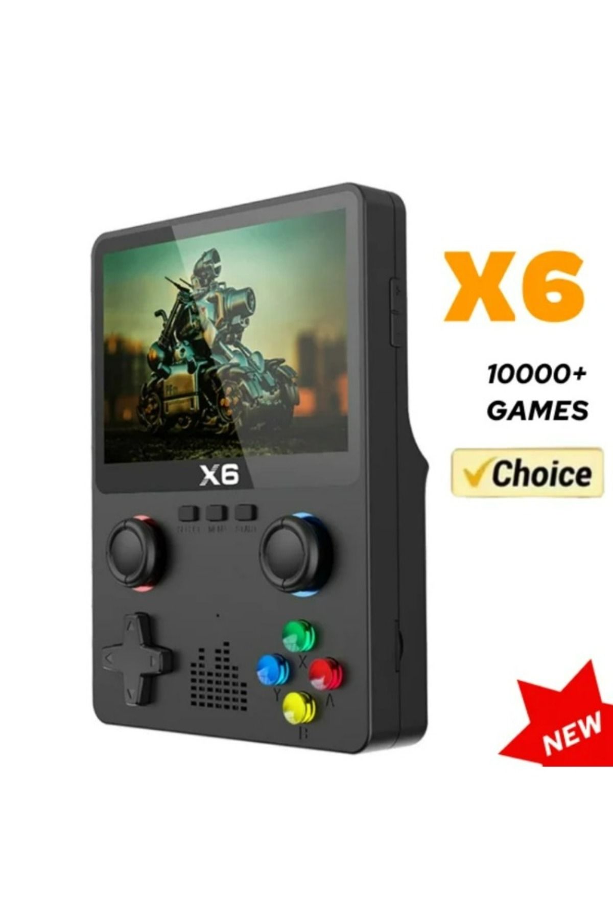 Choice-وحدة تحكم ألعاب X6 مع عصا تحكم مزدوجة و 11 محاكيًا لـ GBA وحدة تحكم ألعاب فيديو محمولة باليد ... 8