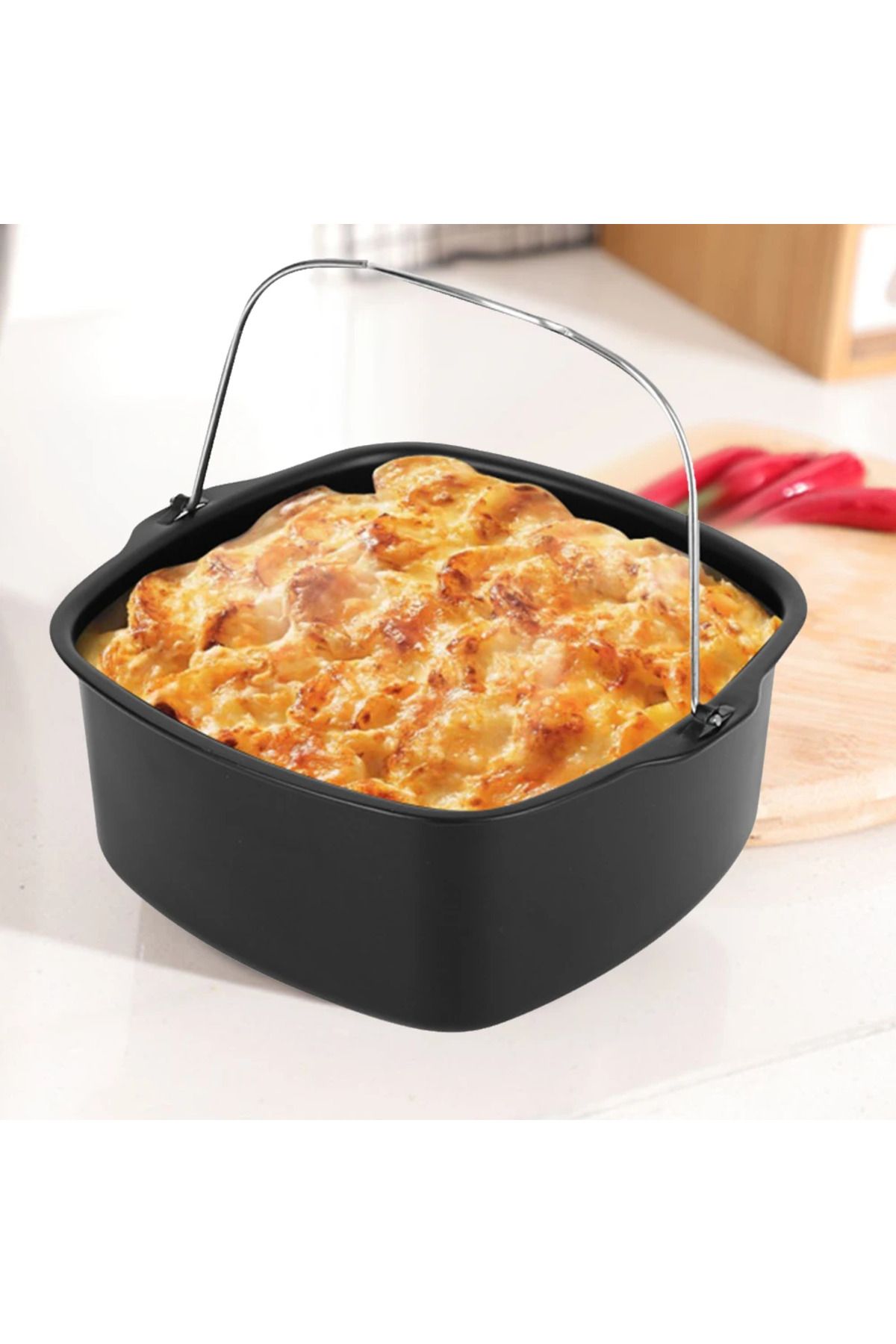 Choice-Air Fryer Non-stick Cake Baking Tray Basket for Philips Baking Dish Pan Air Fryer Kitchen Airfrye... 6