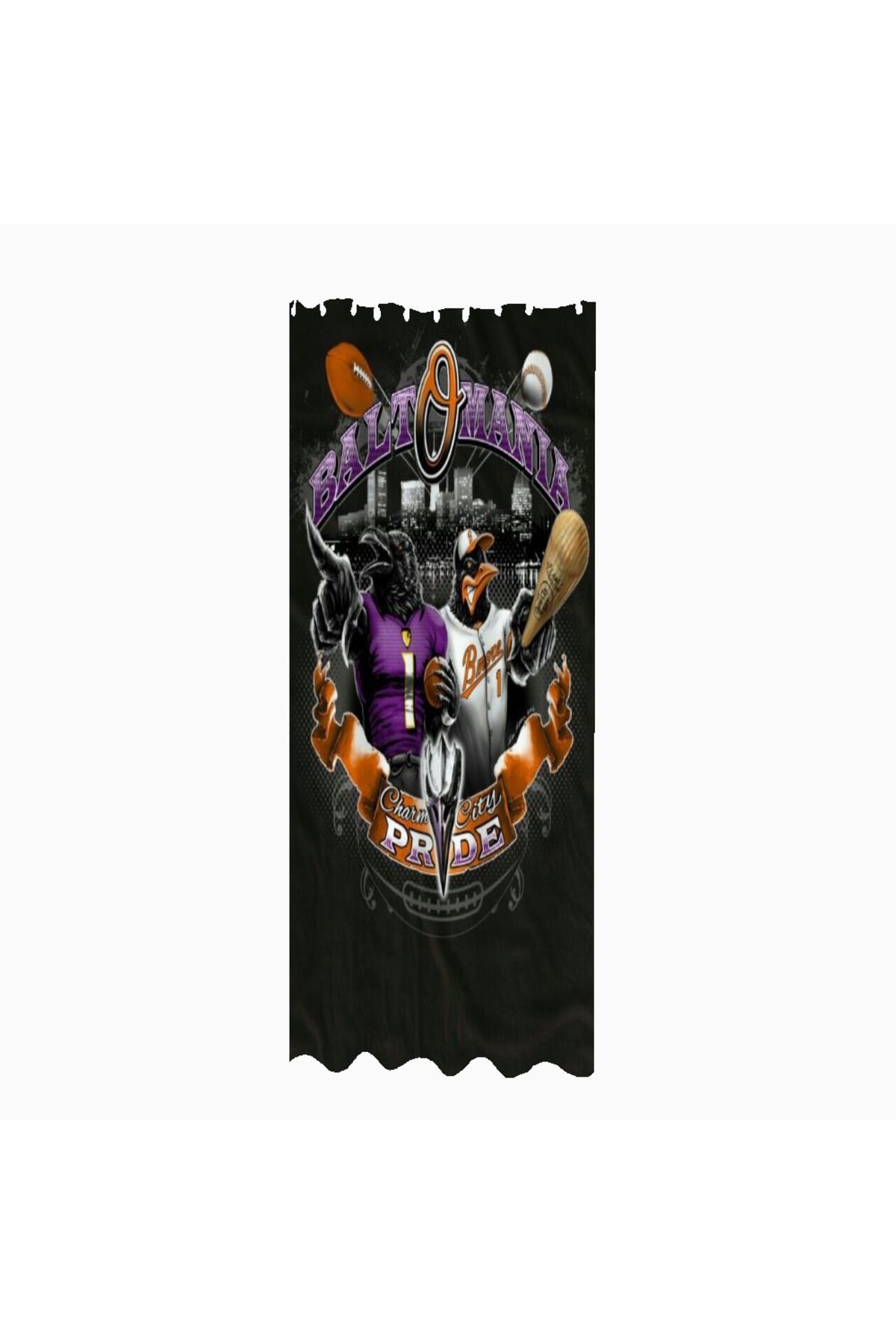 Choice-Bathroom Shower Curtain Bathroom Curtain Baltimore R-ravens Club Curtains for Bedrooms Folding Pa... 8