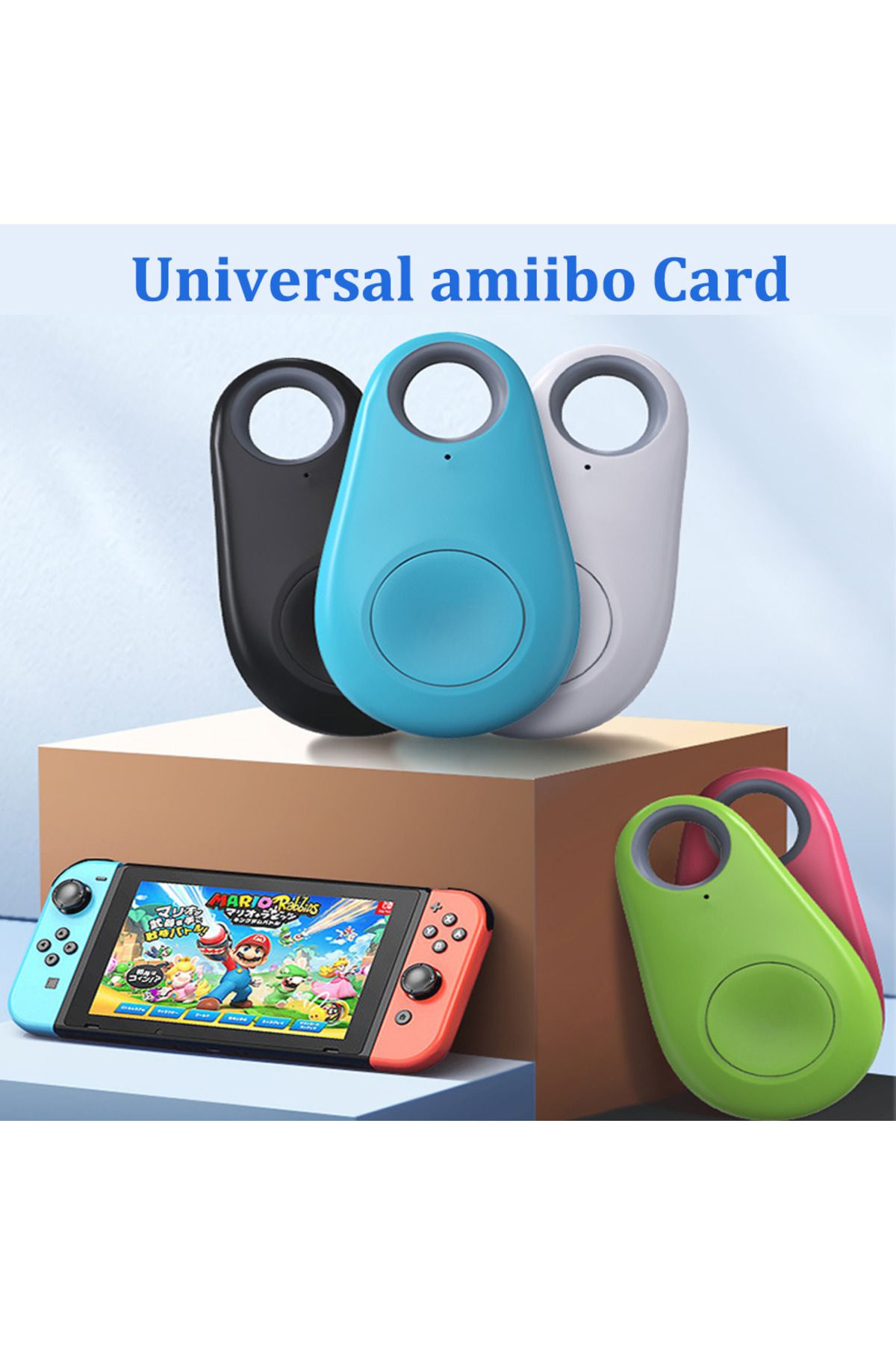 DIXSG-سلسلة مفاتيح جديدة من Amiibo Universal miibolink Bluetooth Keychain 52 NFC Card Zelda Jet Bros لـ Nintendo Switch ... 3