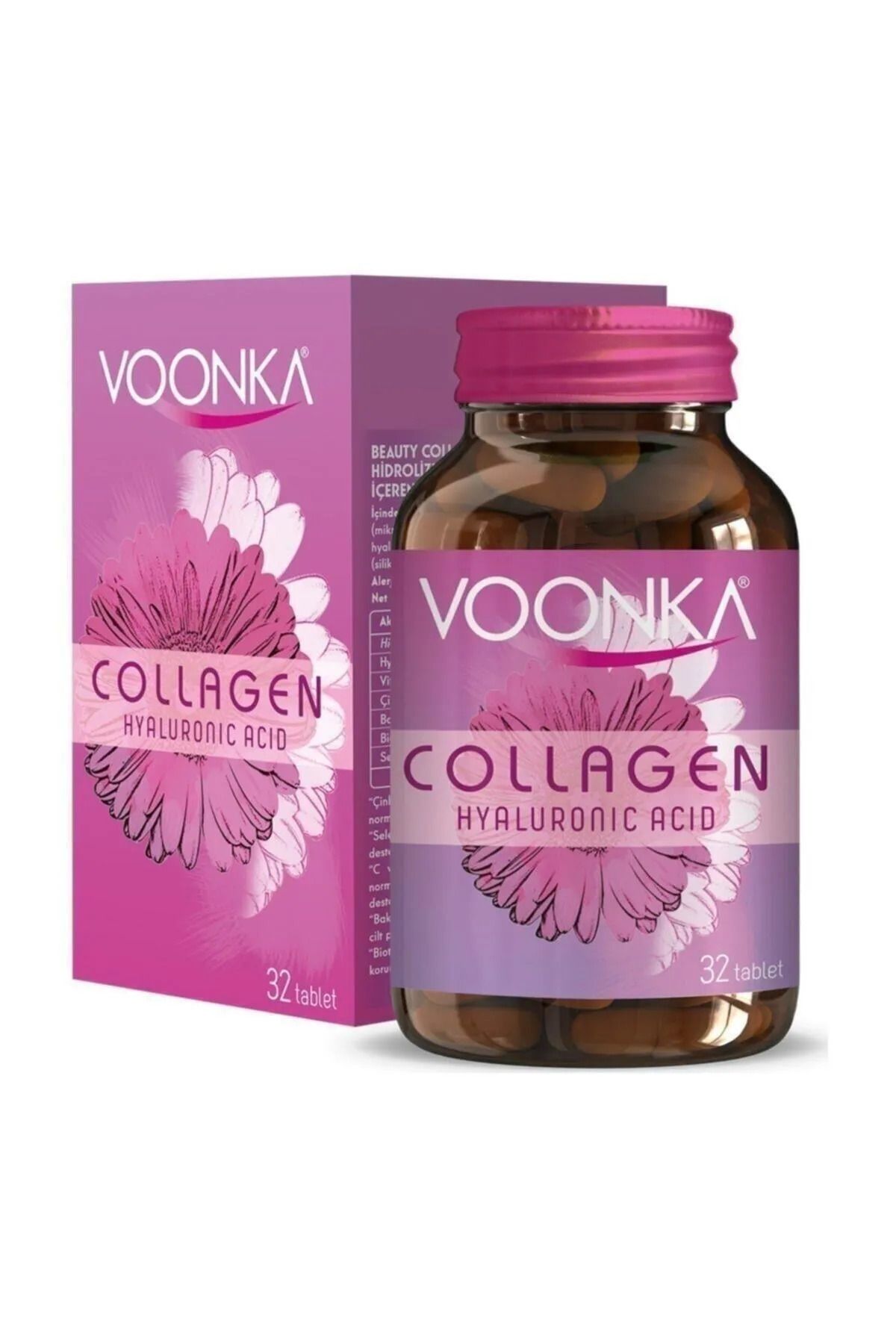 Voonka Collagen 2"li Hyaluronic Acid 32 Tablet (32 GÜNLÜK)