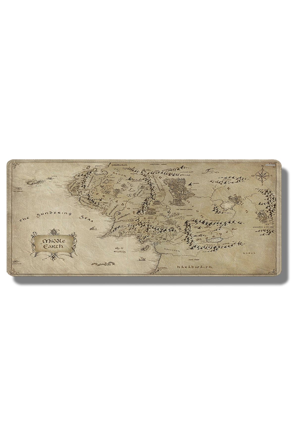 CSMY-Middle Earth Mouse Pad L-Lords of Rings Computer Desk Mat Gamer Keyboard Mat Stitched Edge Mousep... 8