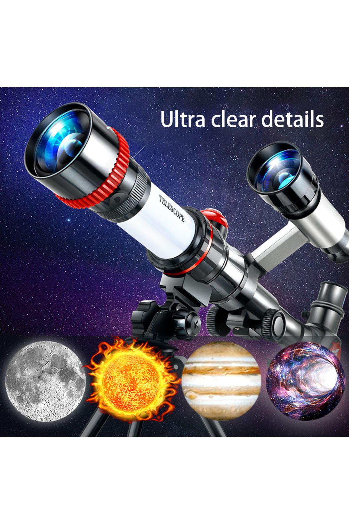 ALLOYSEED-Professional Astronomical Telescope for Space Monocular HD High Magnification Eyepiece Powerful B... 2