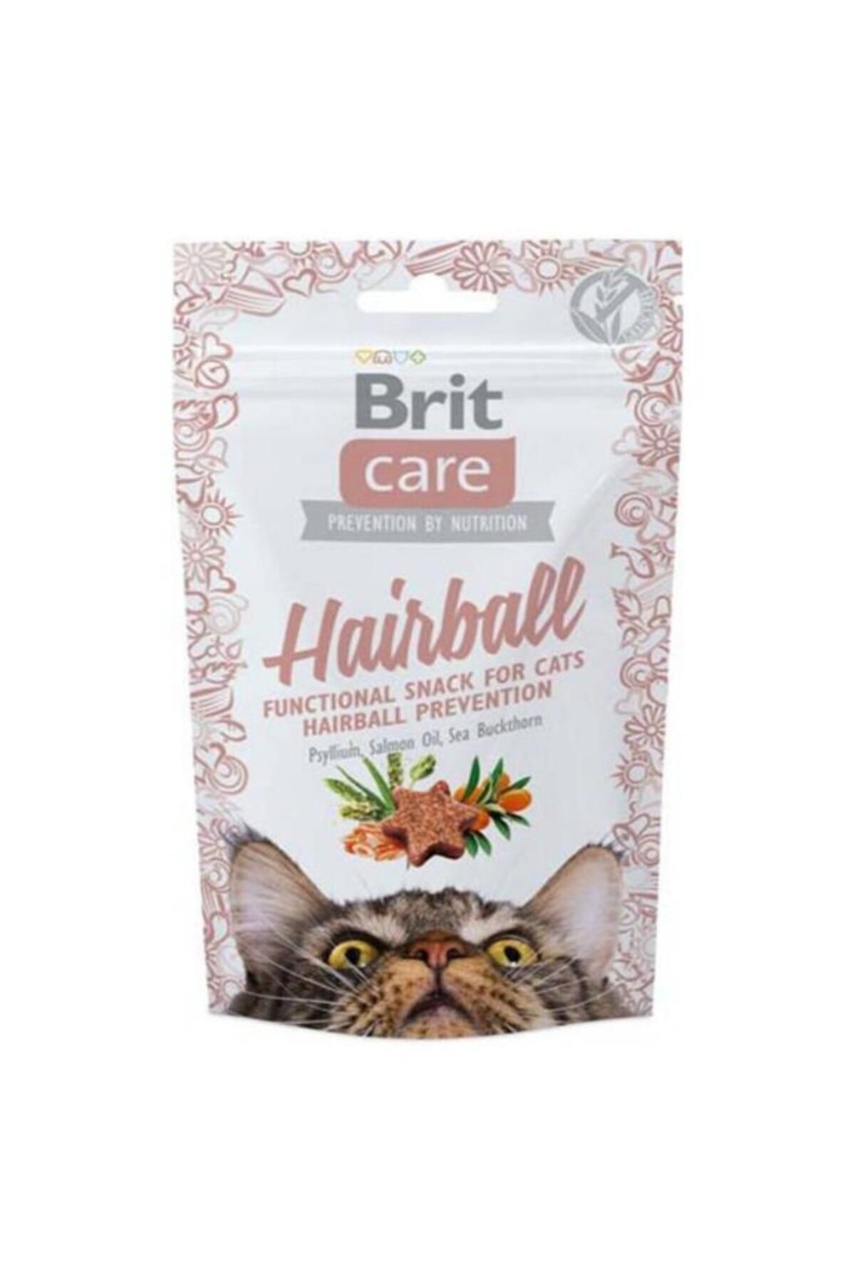 O Cat Brit Care Cat Snack Hairball Tüy Yumağı Engelleyici Kedi Ödül Maması 50 Gr