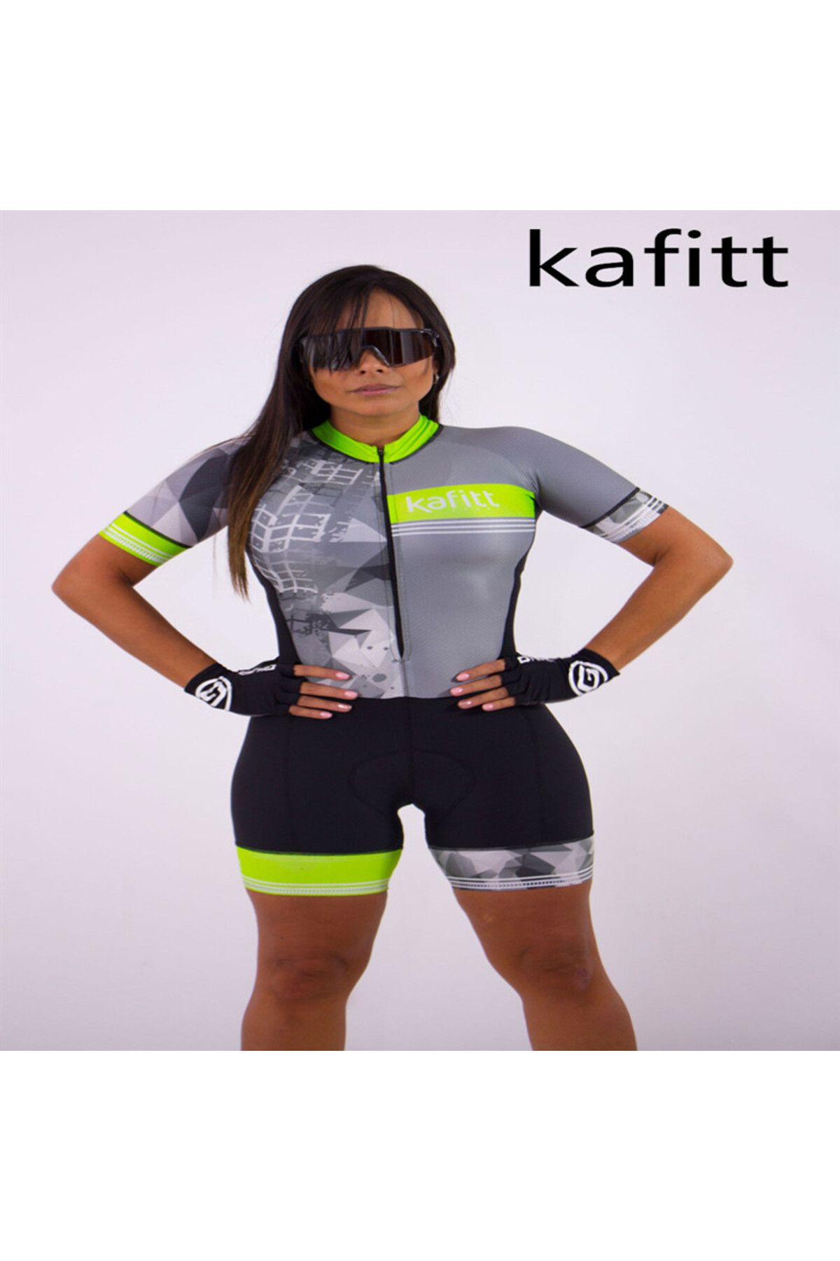 Choice-KAFITT women little monkey suit cycling suit work shirt short sleeved summer suit one-piece Pro 2... 5