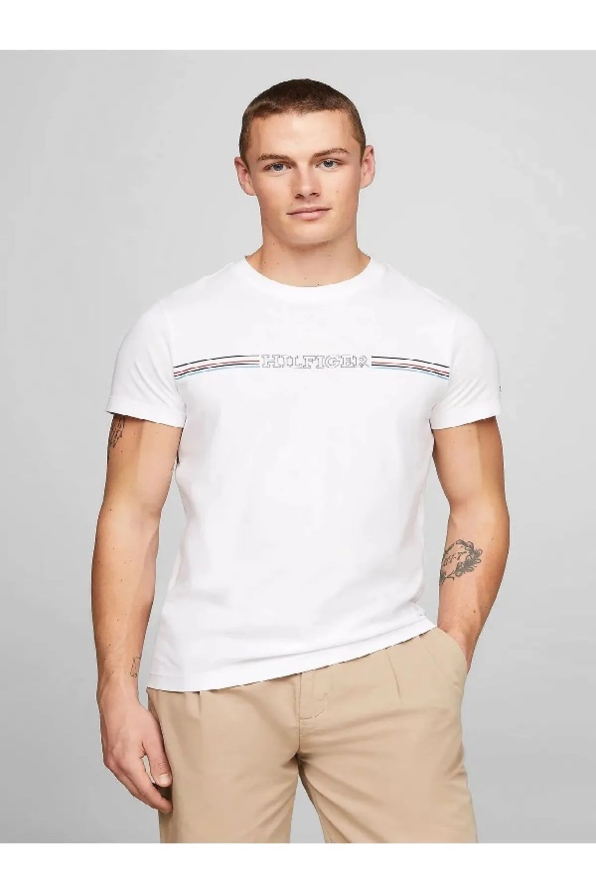 Hilfiger Denim __TommyHilfiger Erkek Regular t-Shirt