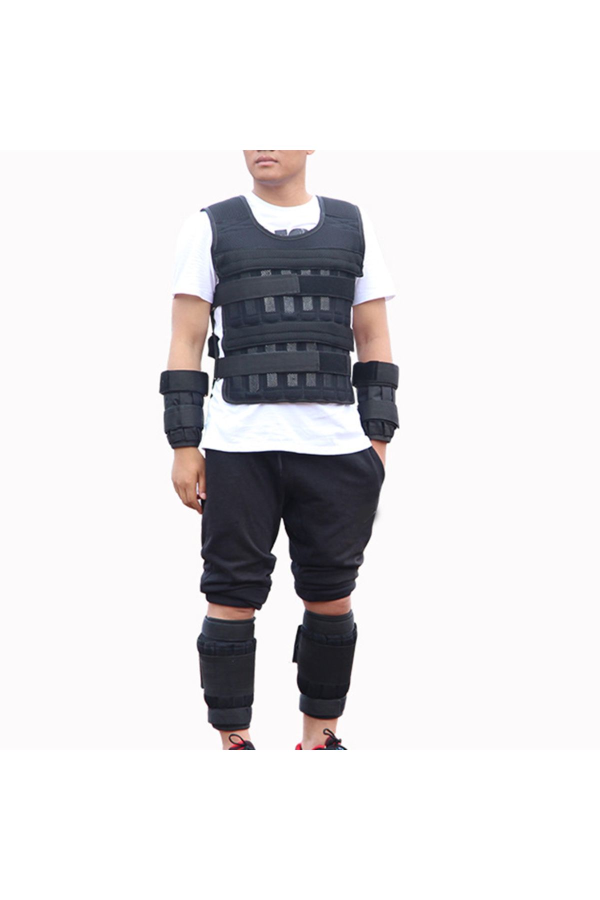 Choice-20kg Weighted Vest Adjustable Loading Weight Jacket Exercise Weightloading Gym Equipment Boxing T... 3