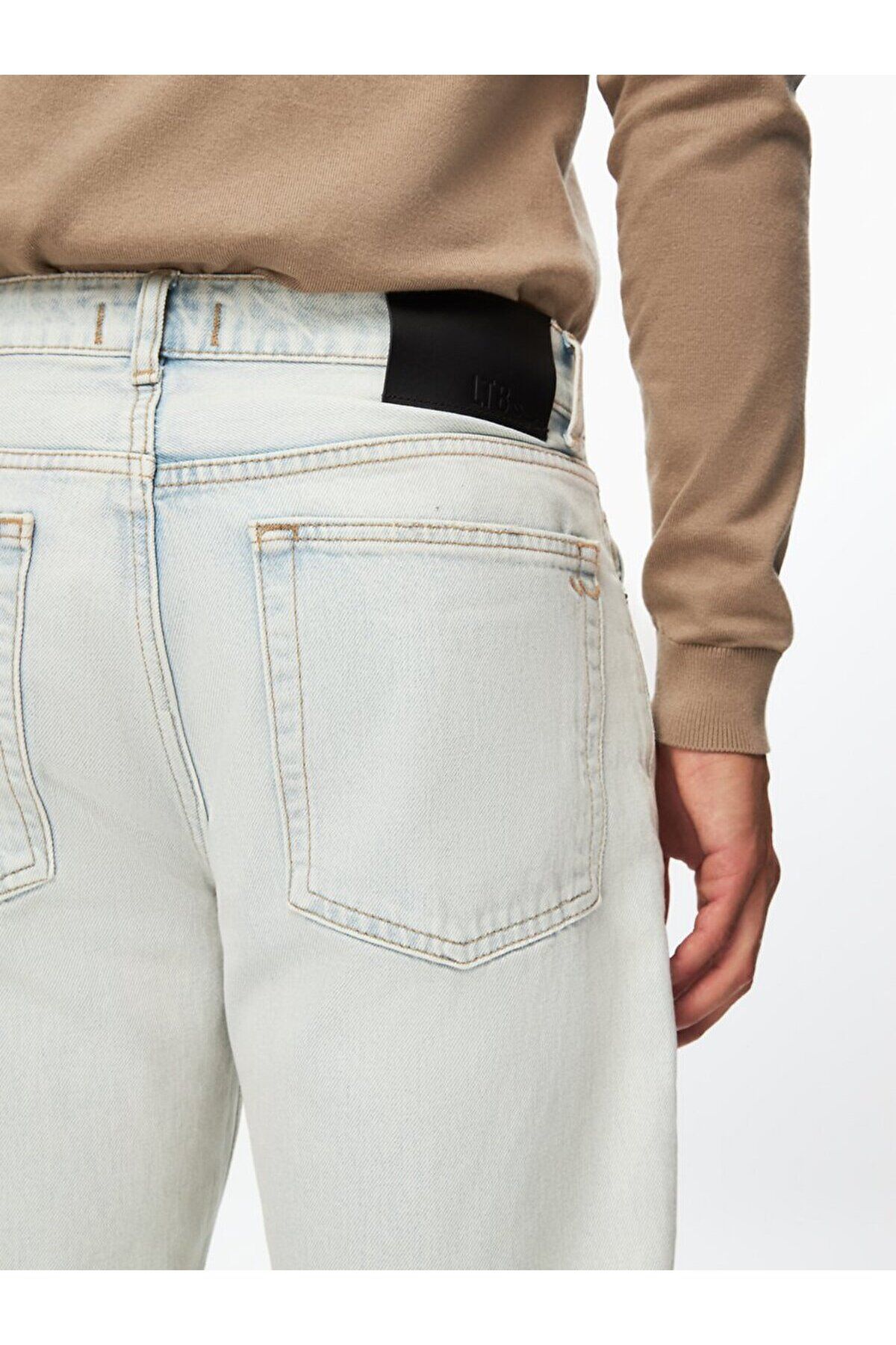 Ltb-Mailey Mid Rise Straight Trousers 5