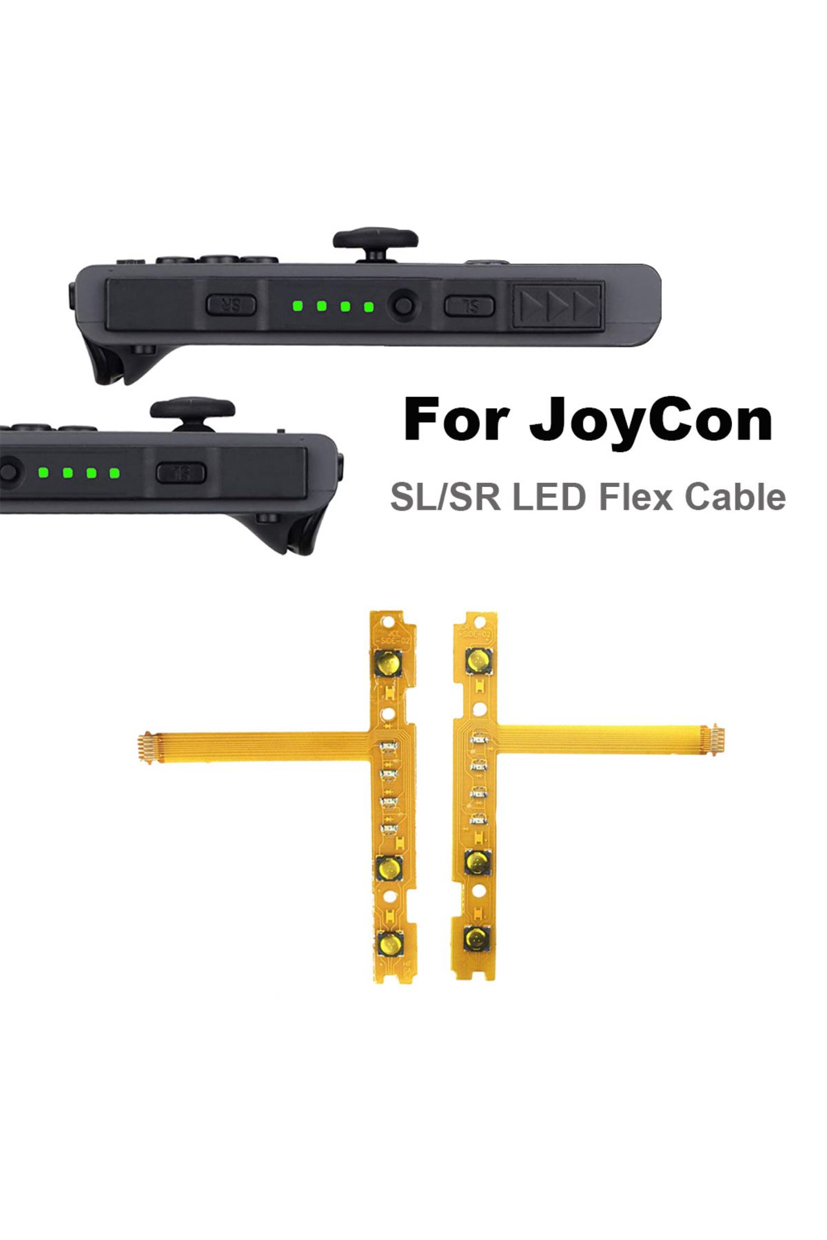 Choice-2Pcs L/R SL SR Button Key Flex Cable Replacement Parts For Nintendo Switch Joy-Con  /JoyCon 2