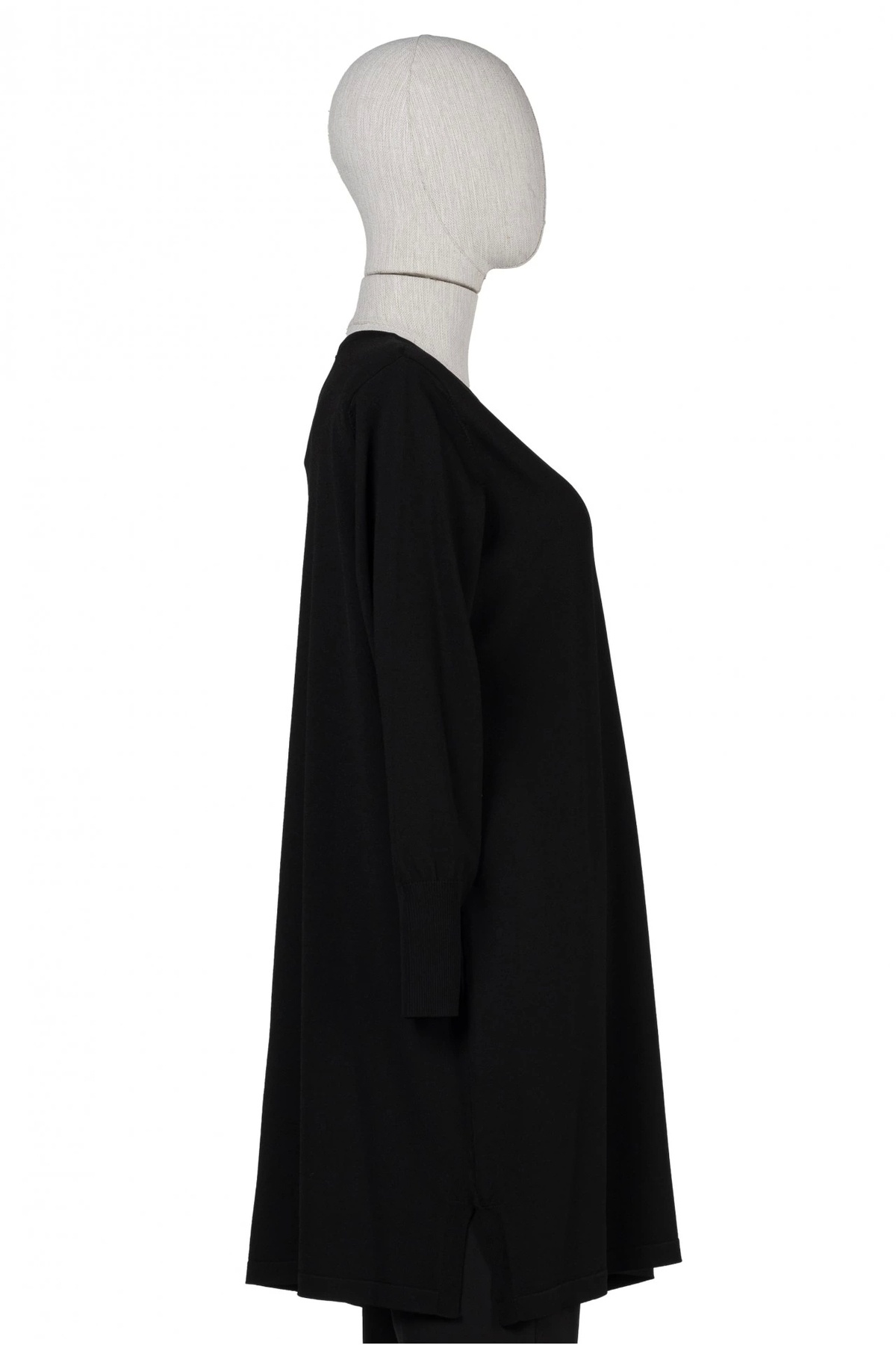 Invee-Plain Women's Tunic Black 2