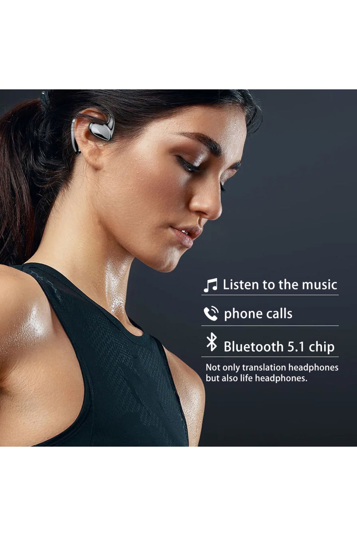 BAGGEE-Language Translator Earbuds M8 Headset Supports 144 Languages Real Time Translation Languages Tra... 7