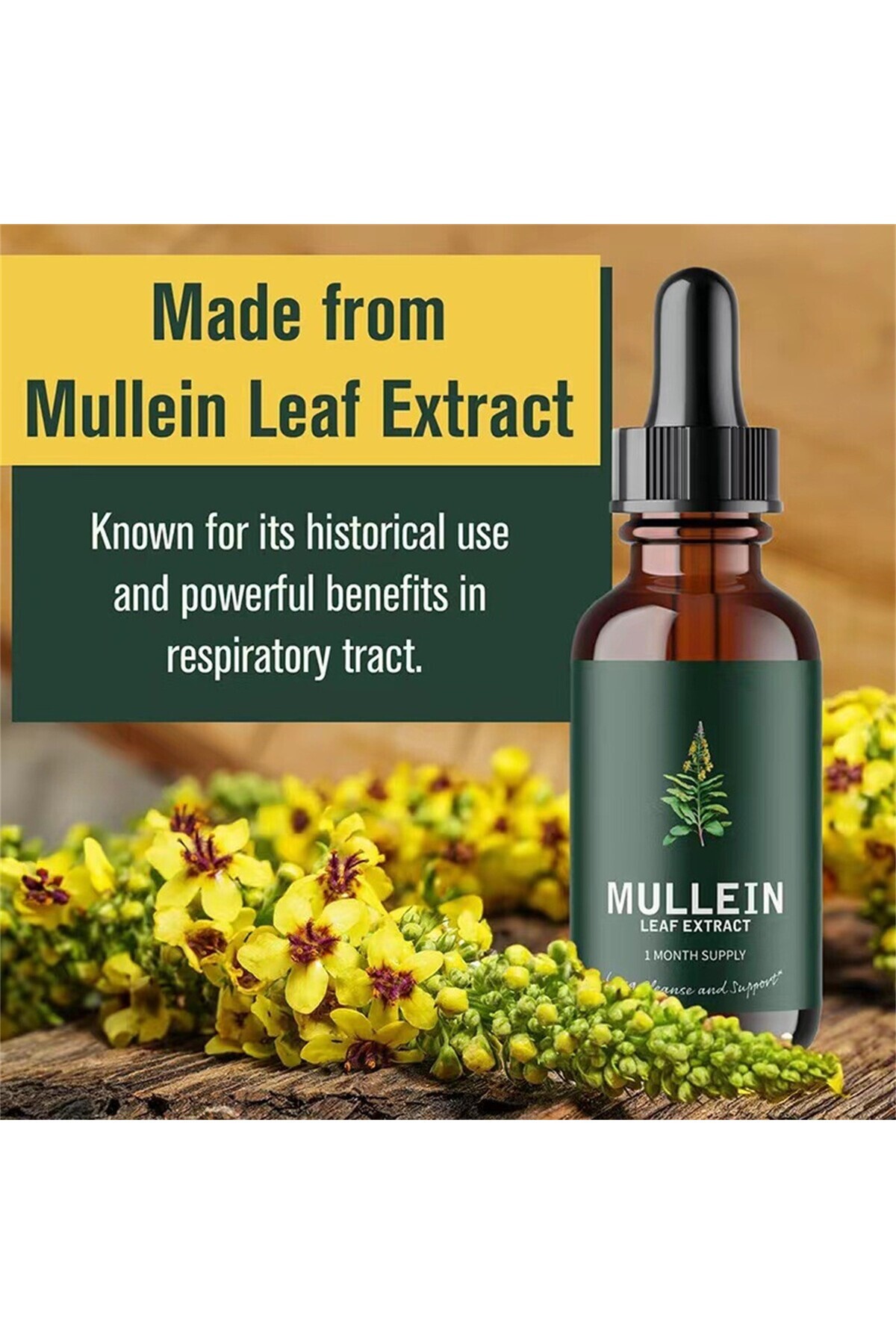 Choice-Mullein Leaf Extract - Support Nose Cleanse & Respiratory Function For Healthy Breathing - Natura... 2