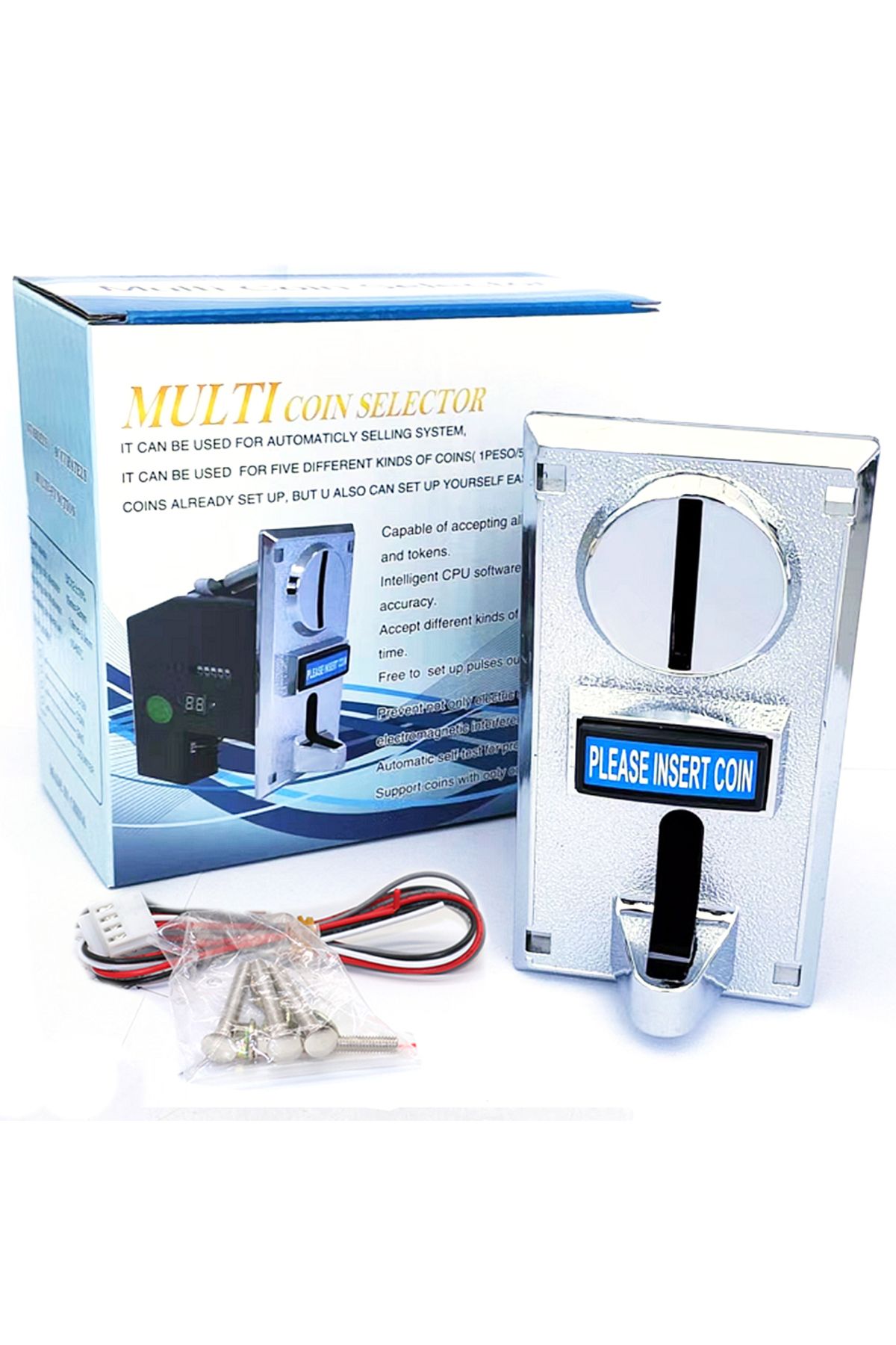 Choice-1Pc Multi Coin Slot Acceptor Electronic Token Selector Mechanism For Claw Crane Arcade Game Ticke... 3