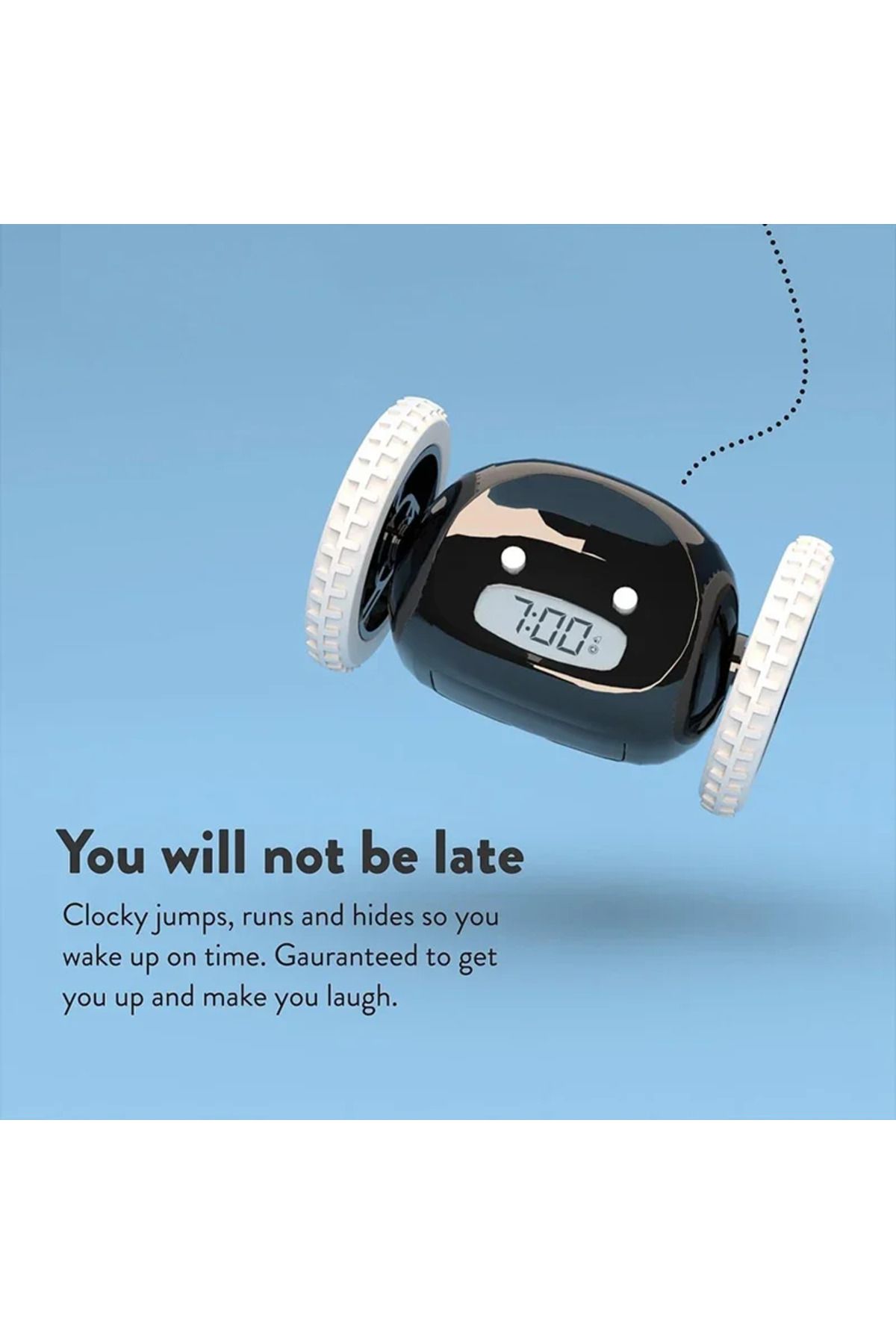 Choice-CLOCKY on Wheels Alarm Clock - Get Out of Bed on Time with Fun and Unique Wake-Up Experience! 7